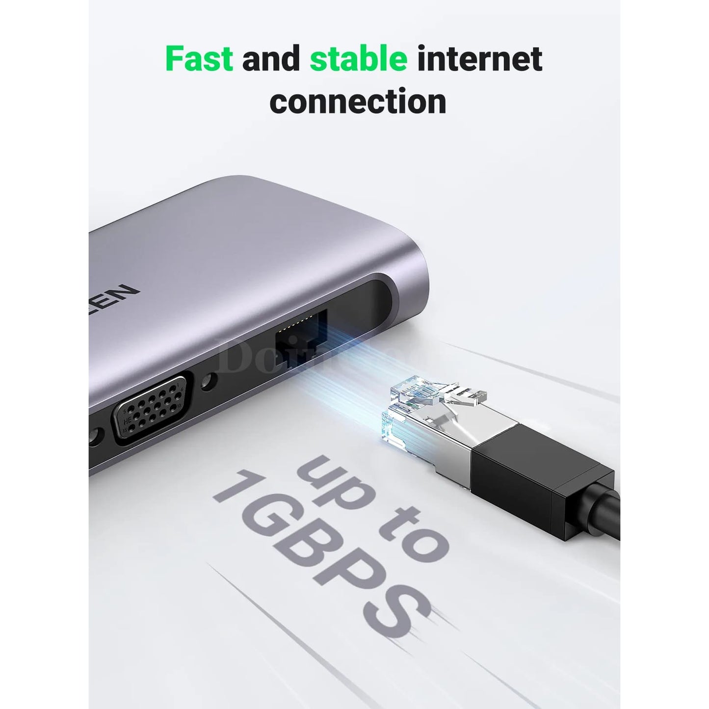 Ugreen 10-In-1 Usb C Hub Hdmi 4K Vga 3.0 Pd 3.5Mm For Macbook Ipad Pro 301635