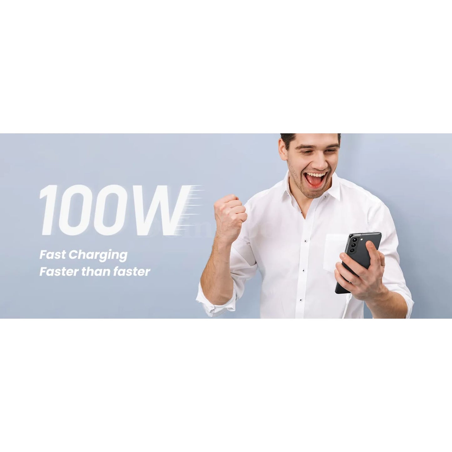 Ugreen 100W Usb C Cable E-Marker Chip 5A Blue Silicone Fast Charging For Iphone 301635