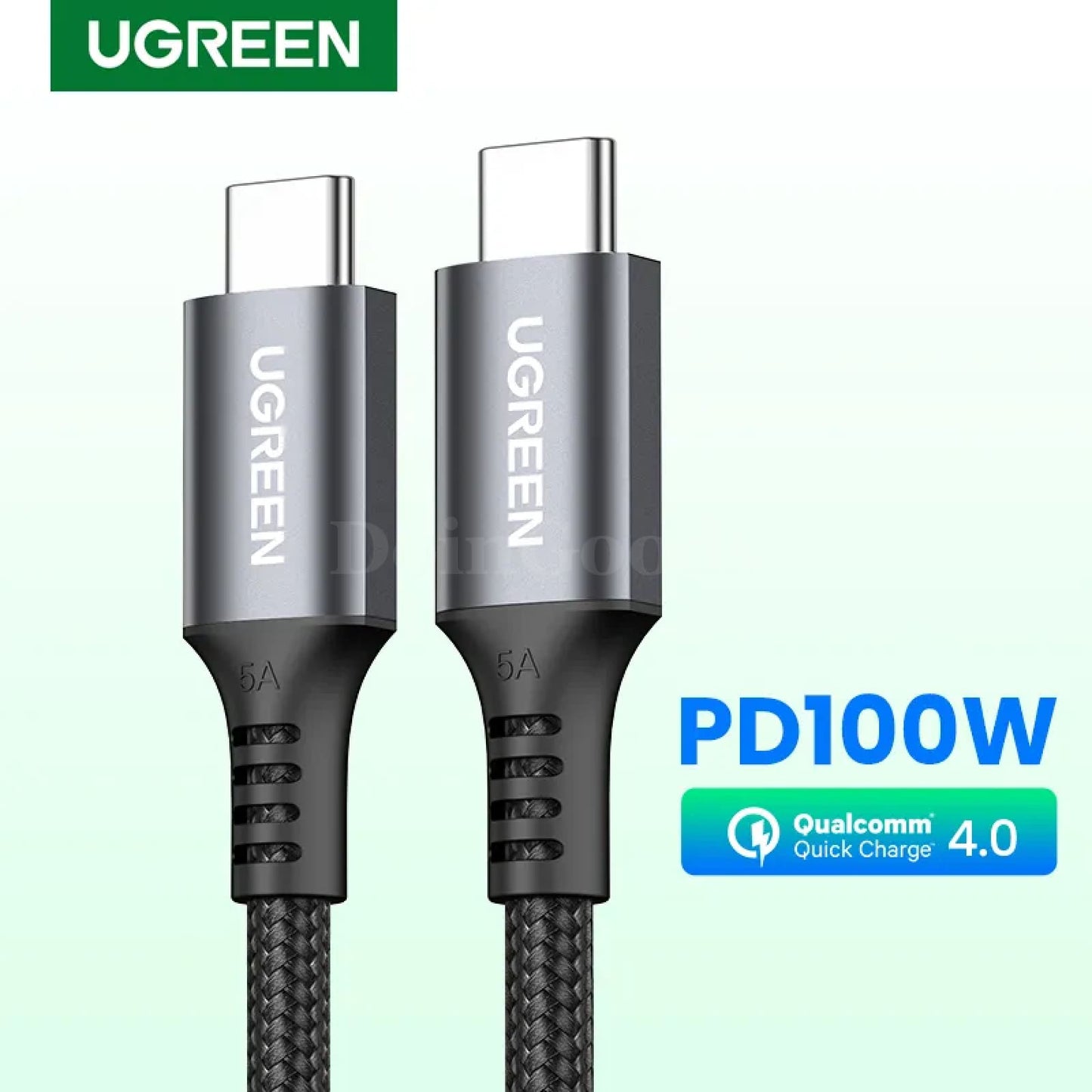 Ugreen 100W Usb C To Cable Fast Charge Qc4.0 For Iphone 15 14 Macbook Samsung 301635