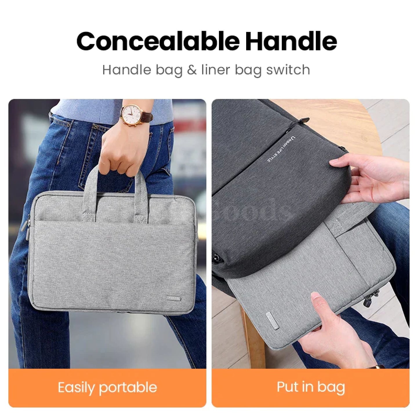 Ugreen 13.9 Inch Laptop Sleeve Bag Macbook Ipad Air Pro 13 Tablet Case Briefcase 301635