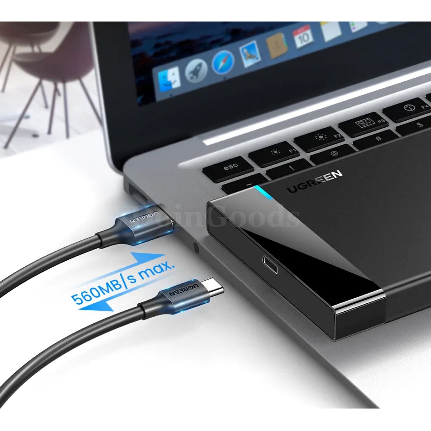 Ugreen 2.5 Sata To Usb 3.0 Hdd Case - Hard Drive Enclosure For Ssd And 301635-