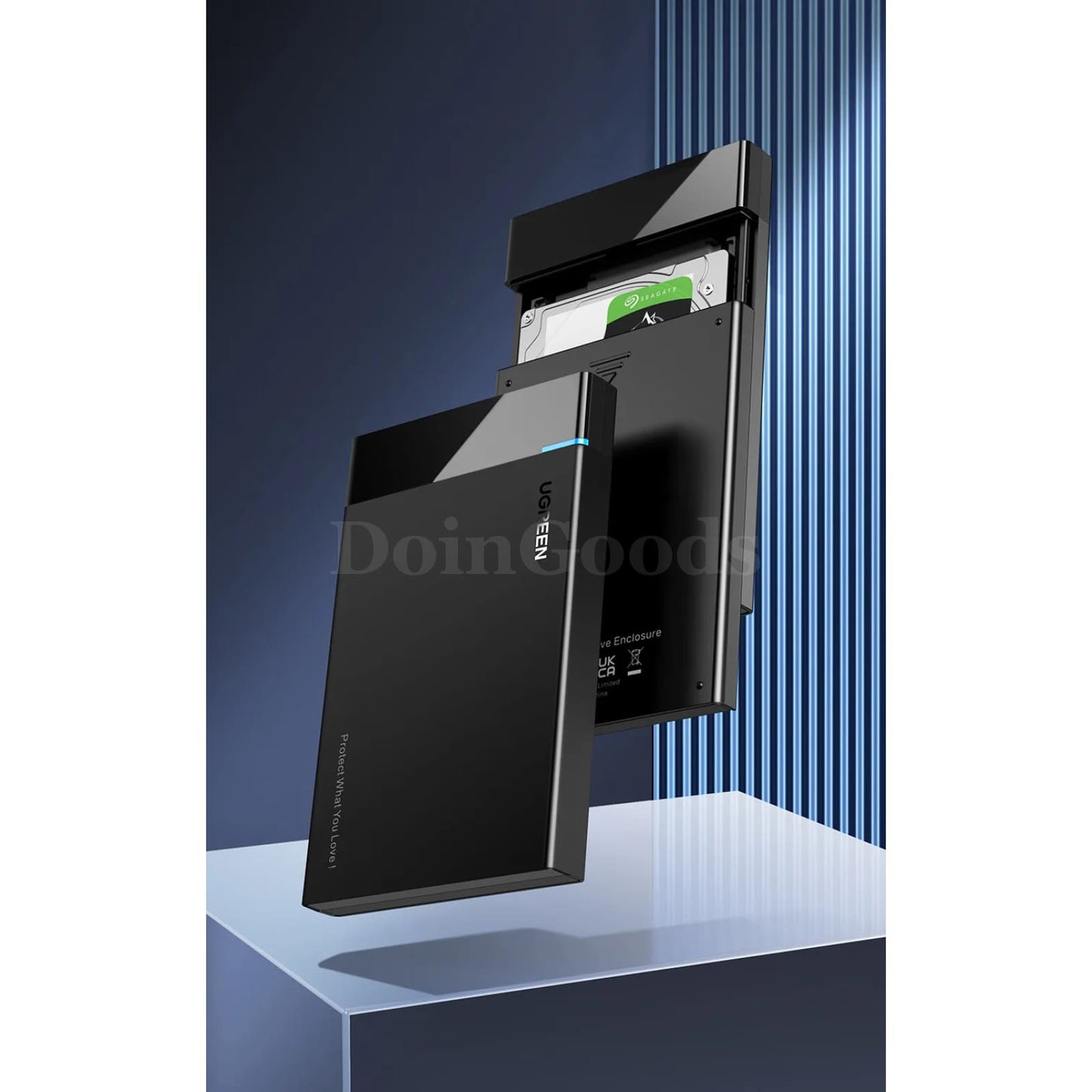 Ugreen 2.5 Sata To Usb 3.0 Hdd Case - Hard Drive Enclosure For Ssd And 301635-