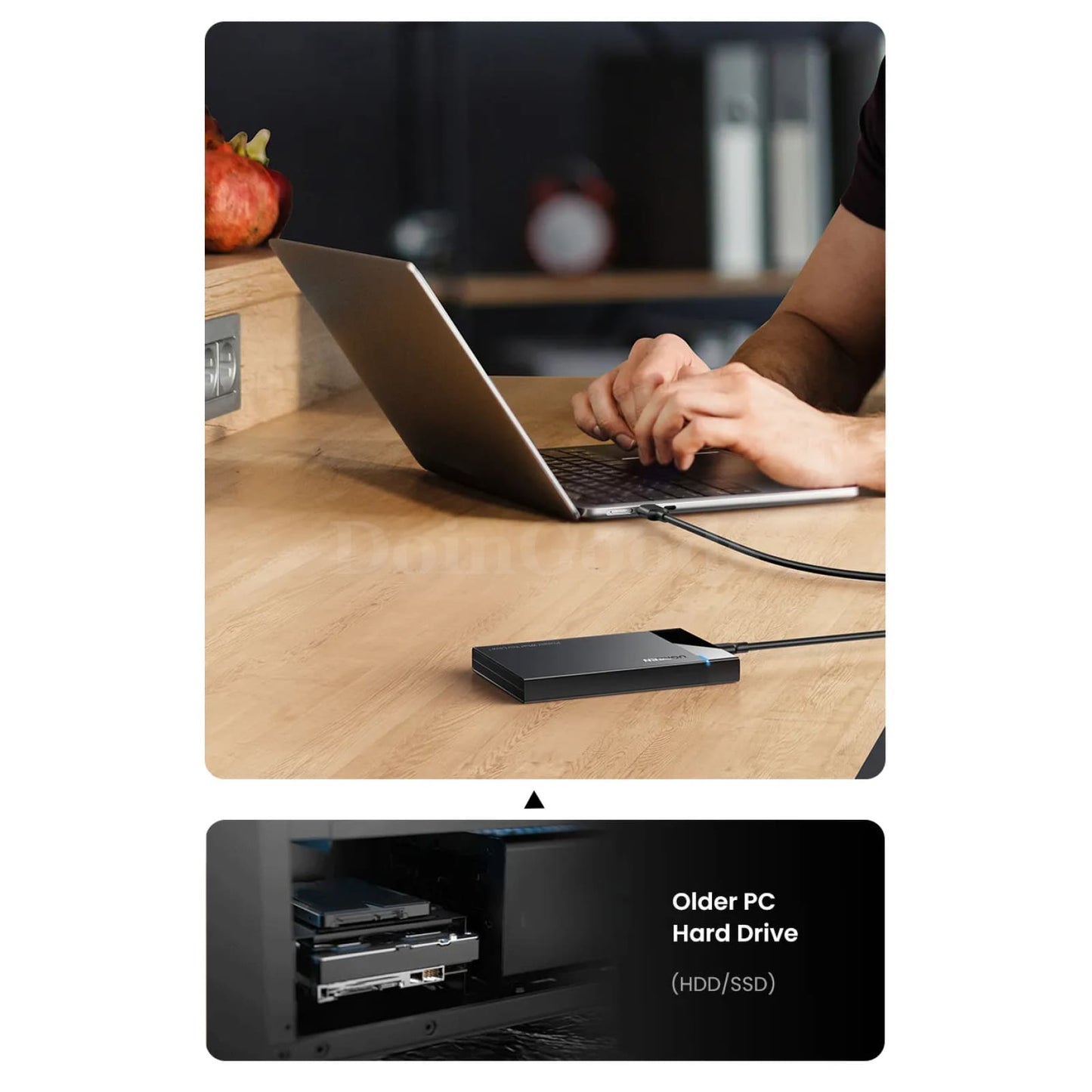 Ugreen 2.5 Sata To Usb 3.0 Hdd Case - Hard Drive Enclosure For Ssd And 301635-