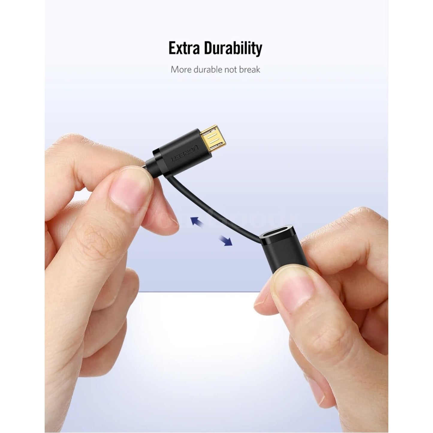 Ugreen 2-In-1 Usb Type C And Micro Cable For Samsung Galaxy S10 S9 Plus Fast Charging 301635