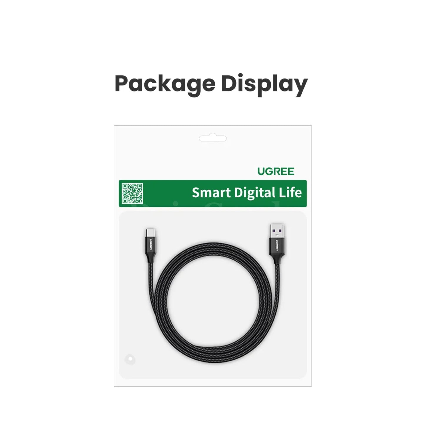 Ugreen 2 Pack Usb Type C 6A 100W Super Charge Cable Huawei P40 Pro Mate P30 301635