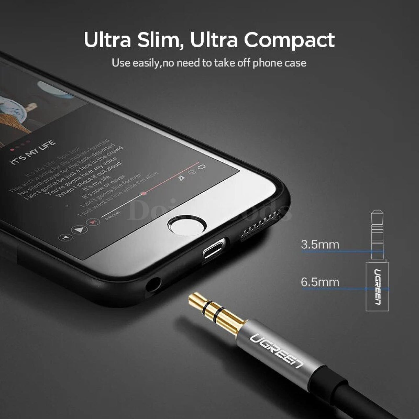 Ugreen 3.5Mm Male To Female Extension Audio Cable - Headphone And Aux 301635