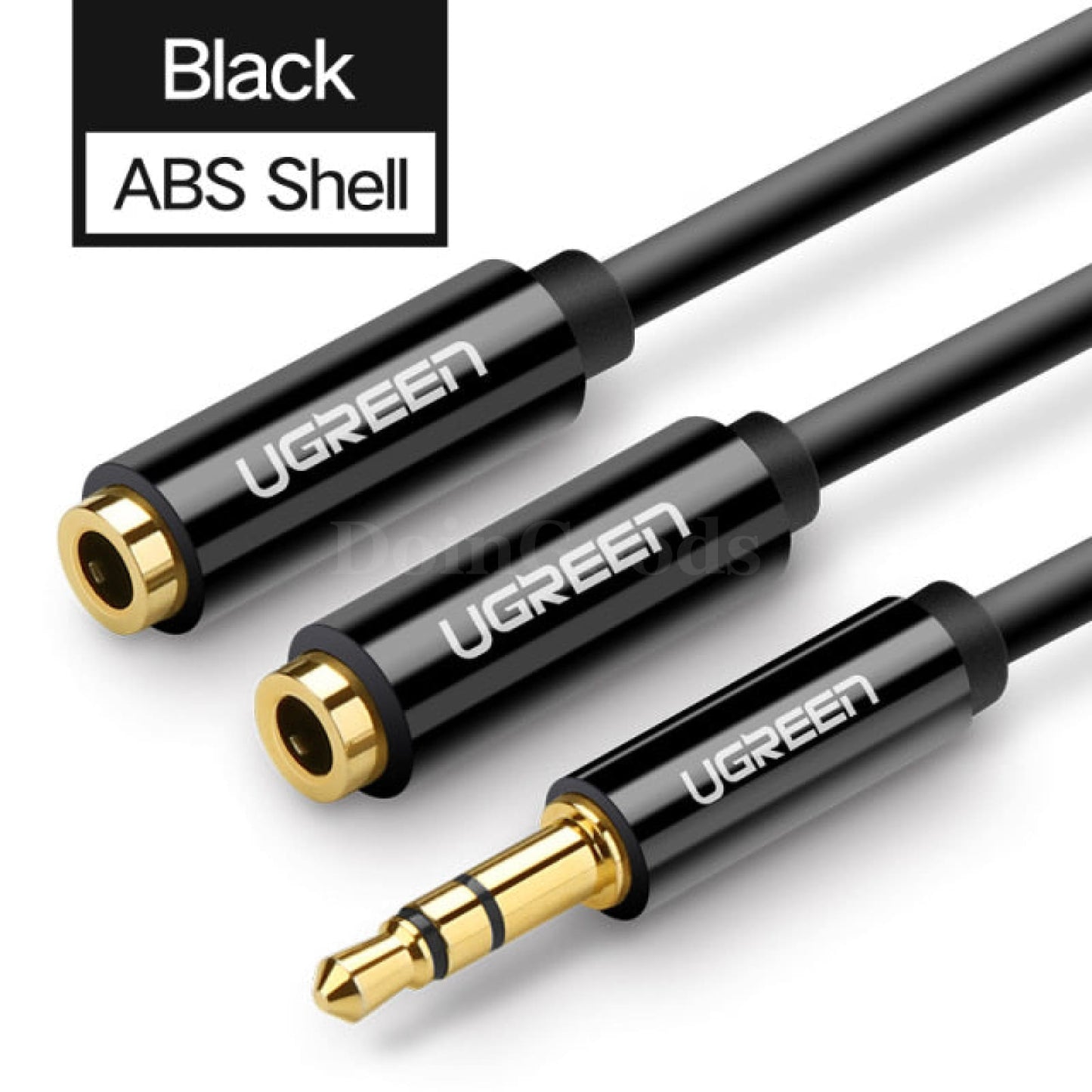 Ugreen 3.5Mm Male To Female Splitter 2 Audio Headphone Y Cable Adapter Aux Plug Abs Shell / 20Cm