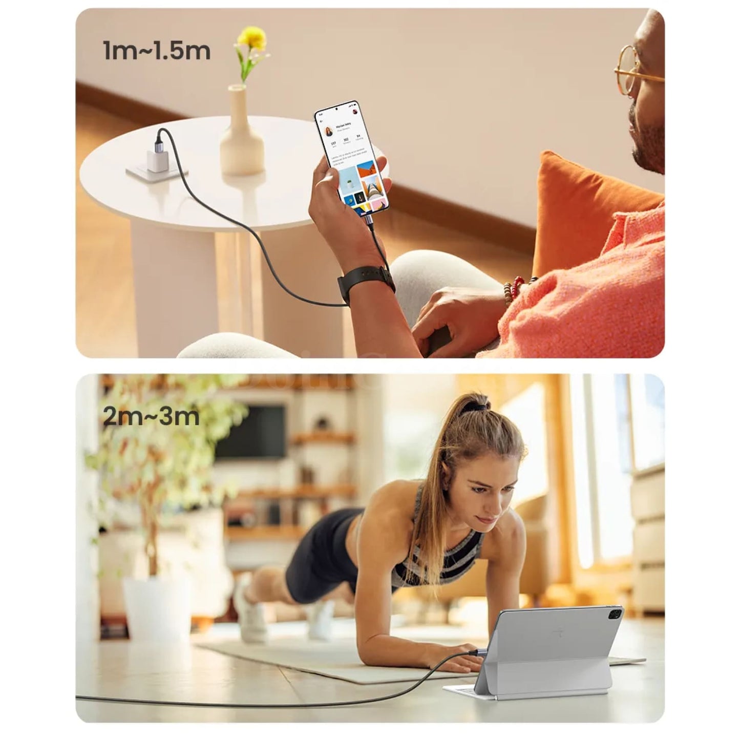 Ugreen 3A Usb Type C Cable Fast Charging Realme Xiaomi Samsung S21 Ipad Poco 301635