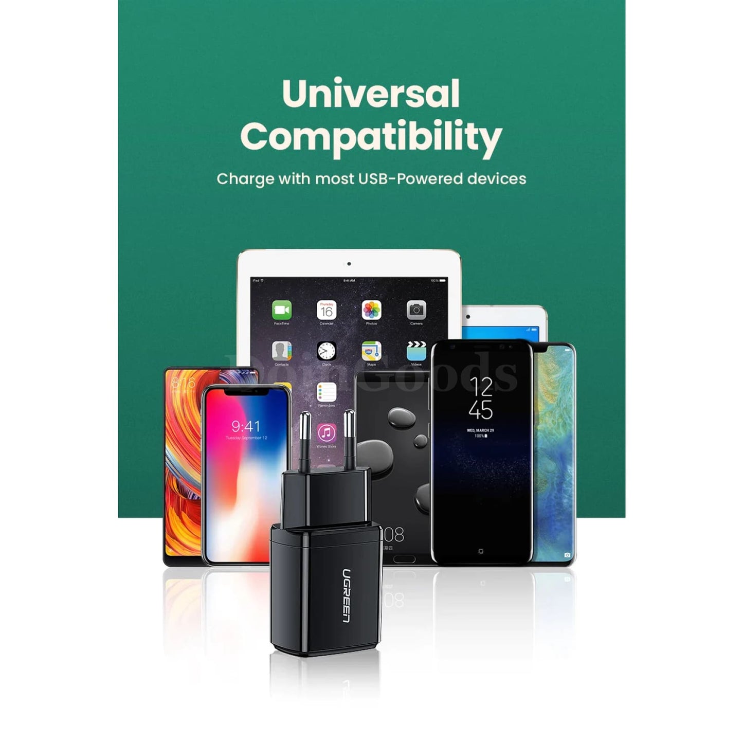 Ugreen 5V 2.1A Usb Charger Fast Wall Eu Adapter Iphone Ipad Samsung Xiaomi Mi 301635