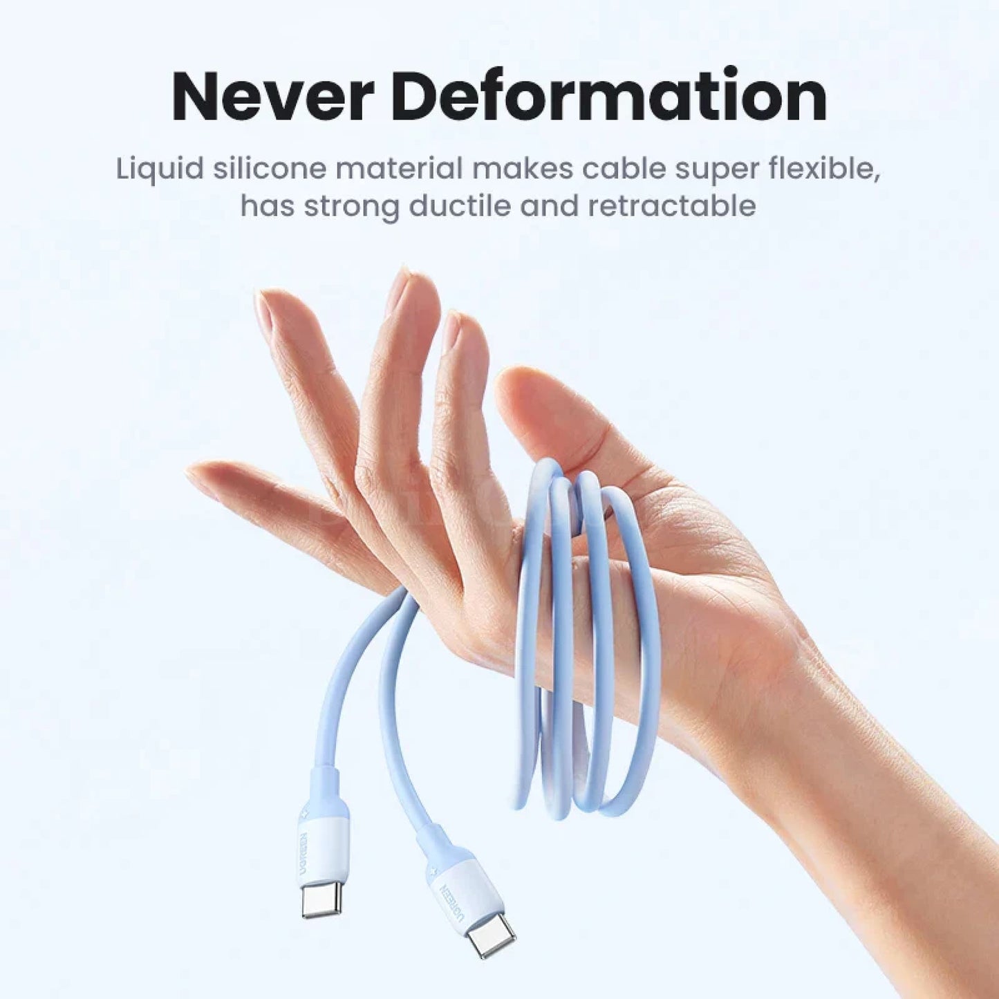 Ugreen 60W 100W Usb C To Type Cable For Iphone 15 Macbook Xiaomi Samsung 5A 301635