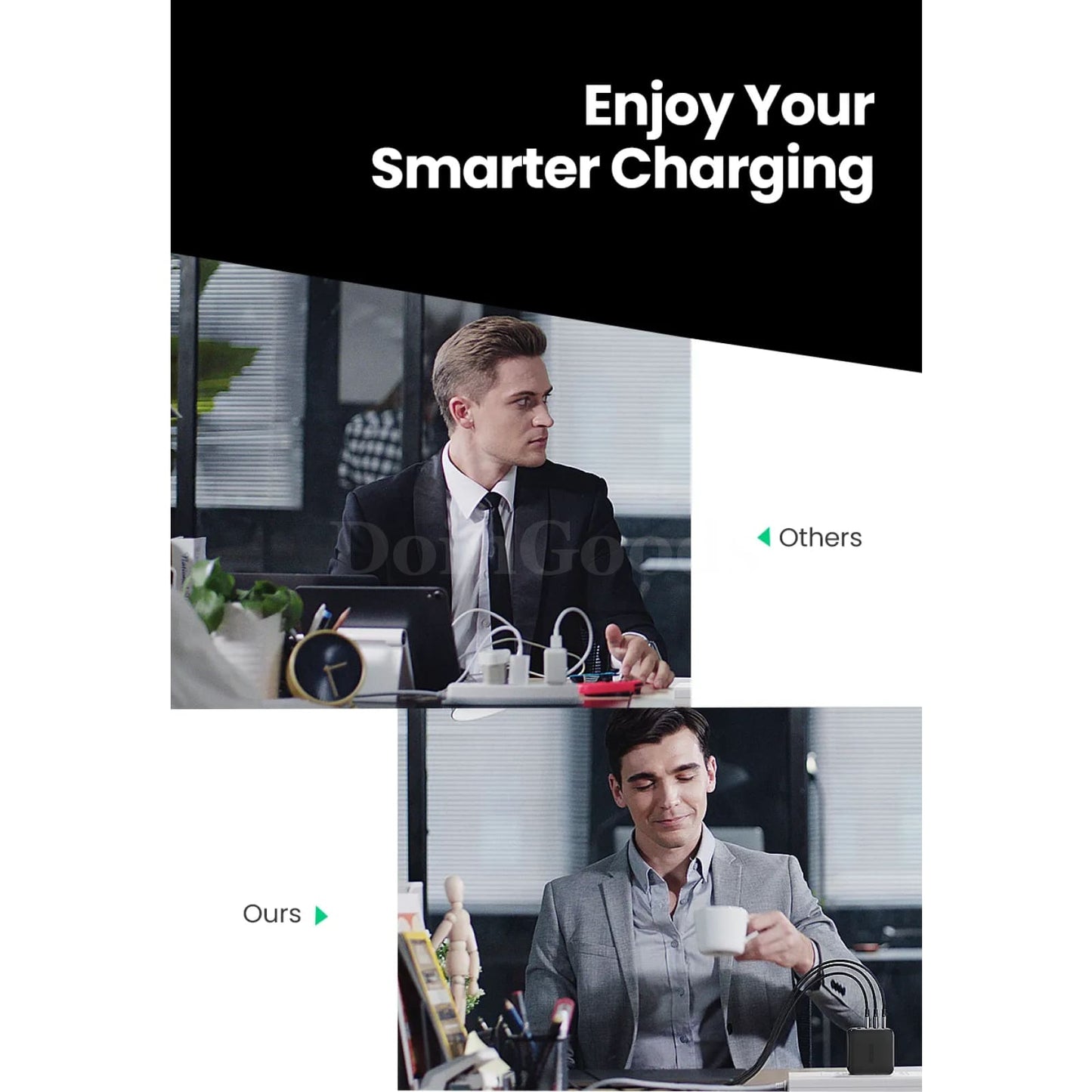 Ugreen 65W Gan Charger Quick Charge 4.0/3.0 Type C Pd For Iphone 15 14 13 Xiaomi 301635