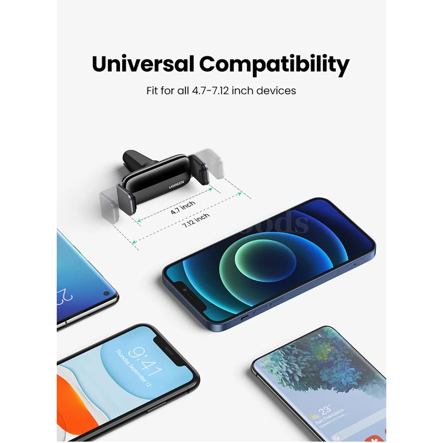Ugreen Air Vent Car Phone Holder Stand For Xiaomi Samsung Iphone 15 14 301635
