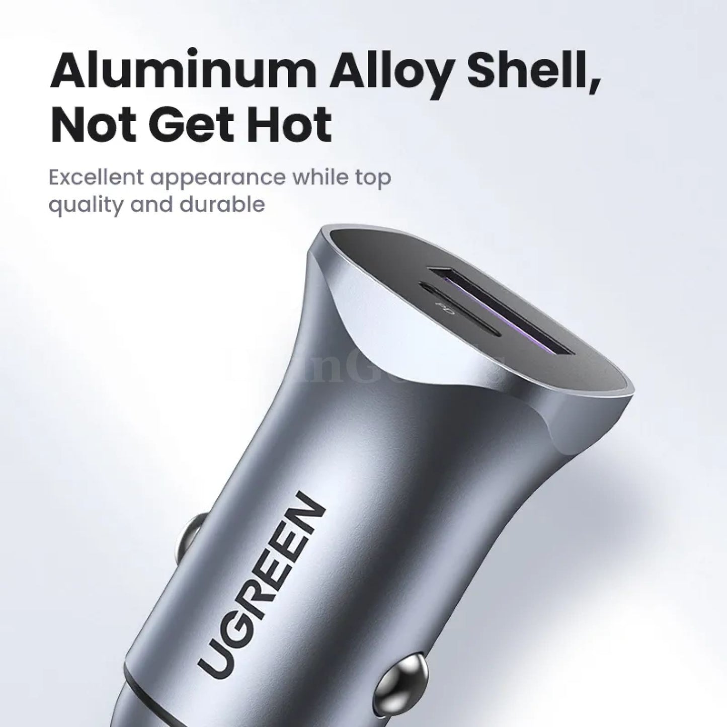 Ugreen Car Charger Fast Usb Type C Quick Charge 4.0 3.0 Iphone 15/14/13 Xiaomi 301635