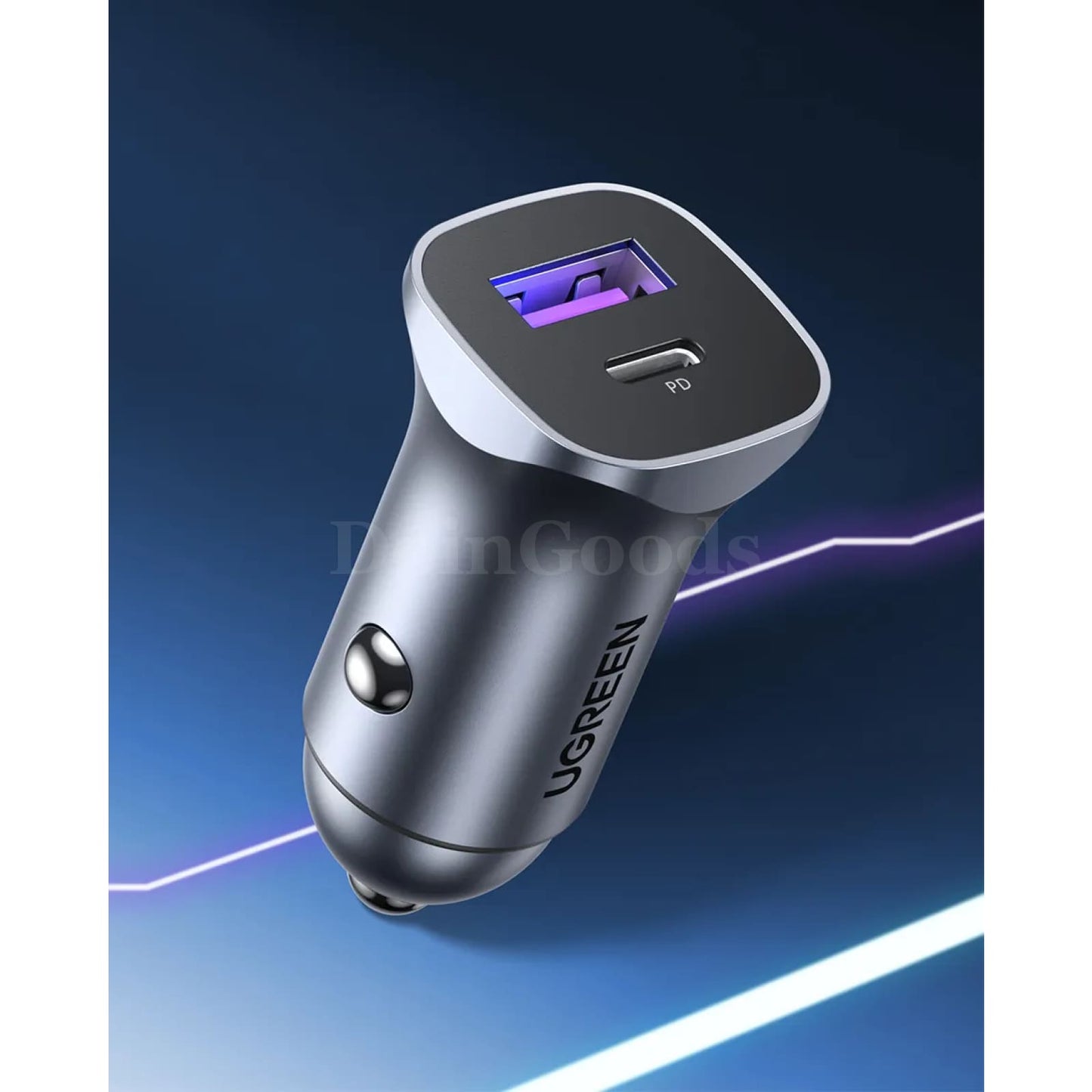 Ugreen Car Charger Fast Usb Type C Quick Charge 4.0 3.0 Iphone 15/14/13 Xiaomi 301635