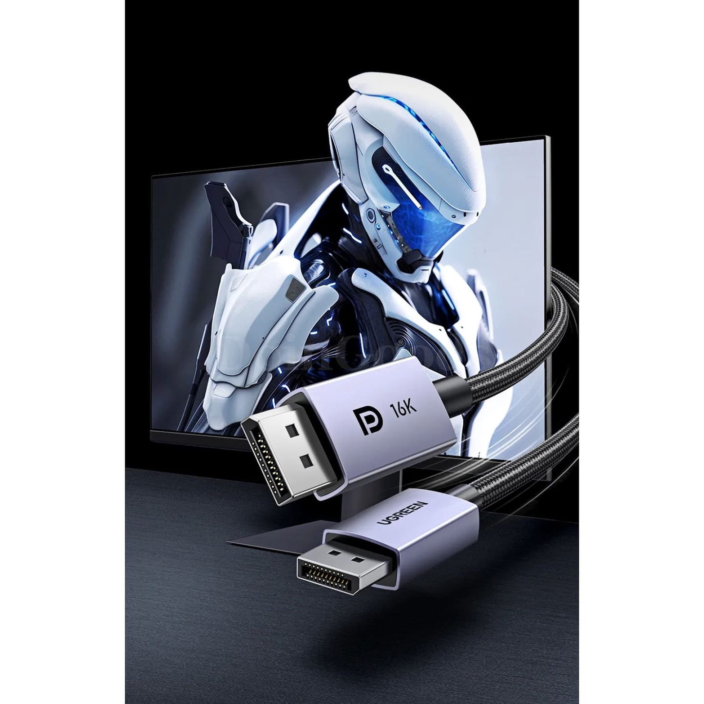 Ugreen Displayport Cable - 16K/8K Video And Audio For Xiaomi Tv Box Pc Laptop Monitor Game 301635
