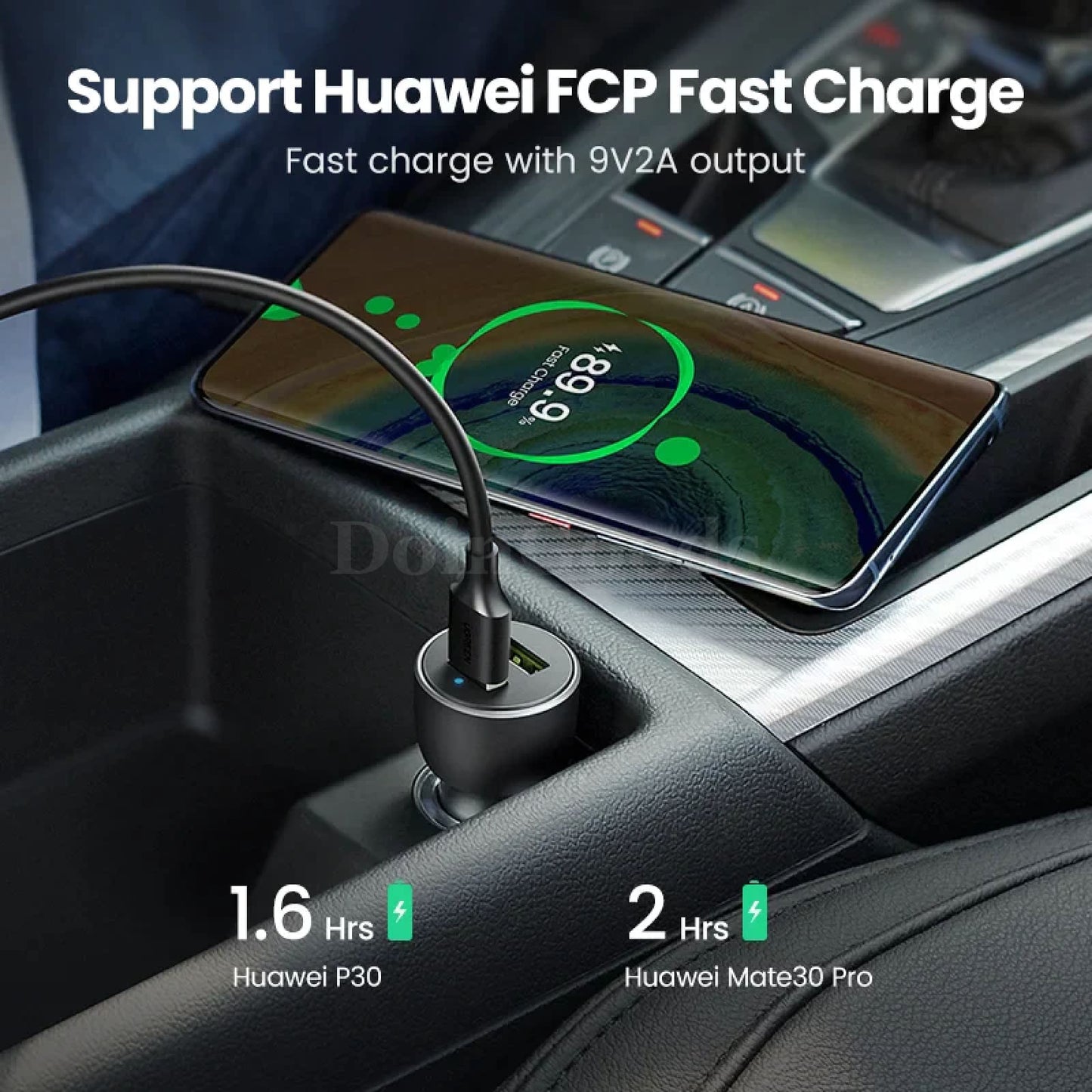 Ugreen Fast Car Charger Quick Charge 3.0 For Redmi Note 10 Xiaomi Iphone Samsung 301635