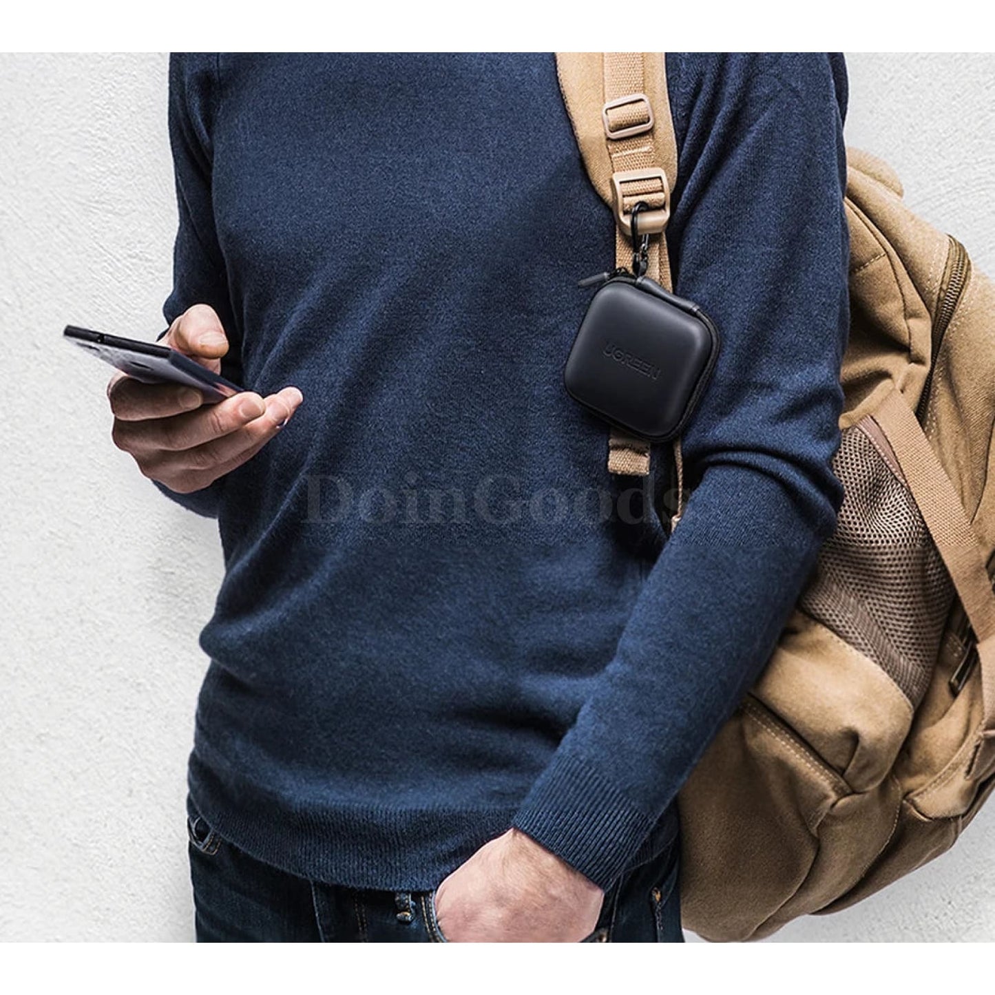 Ugreen Hard Earphone Case Headphone Bag Cover For Airpods Earpods Sennheiser 301635