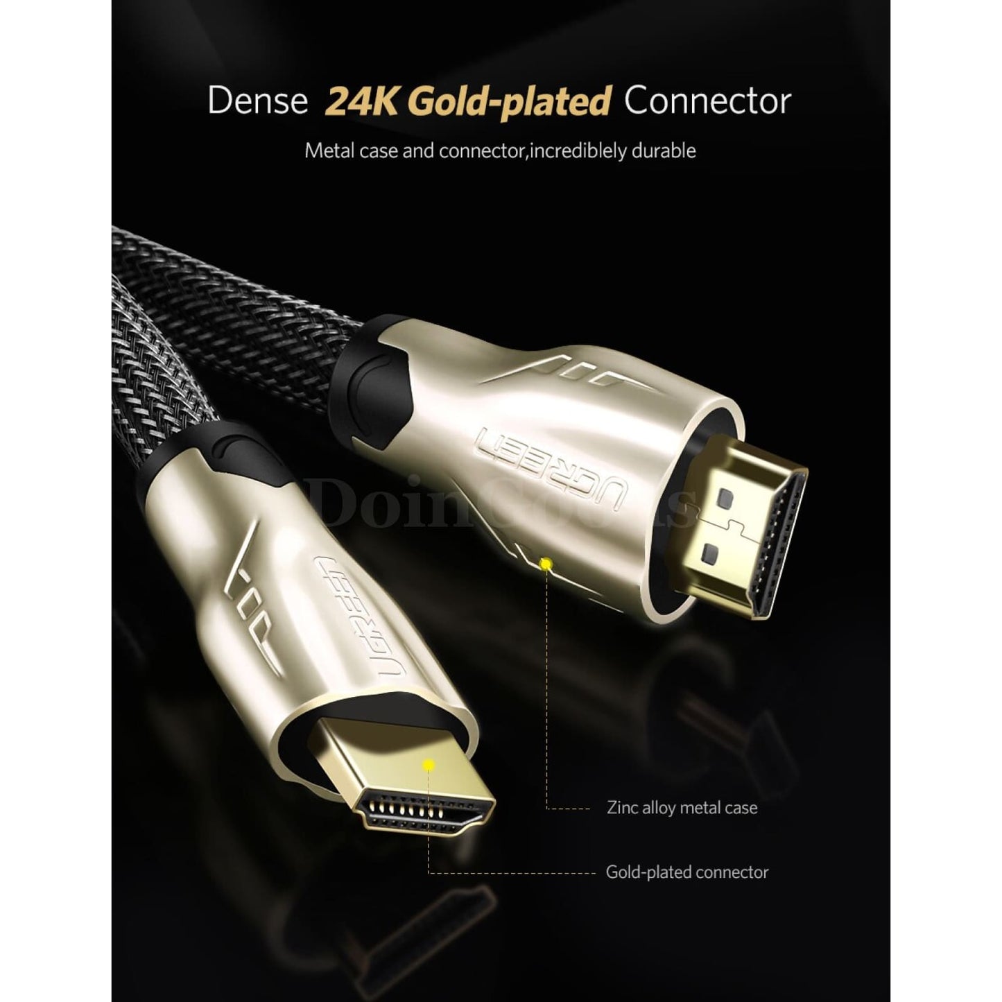 Ugreen Hdmi Cable 4K/60Hz - Audio Switch Splitter For Tv Box Ps4 301635