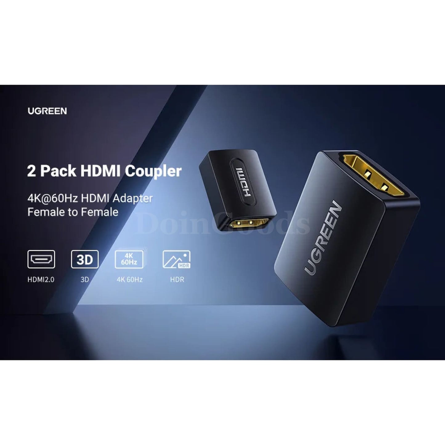Ugreen Hdmi Extender - 4K 2.0 Female To Coupler For Ps4 Cable 301635