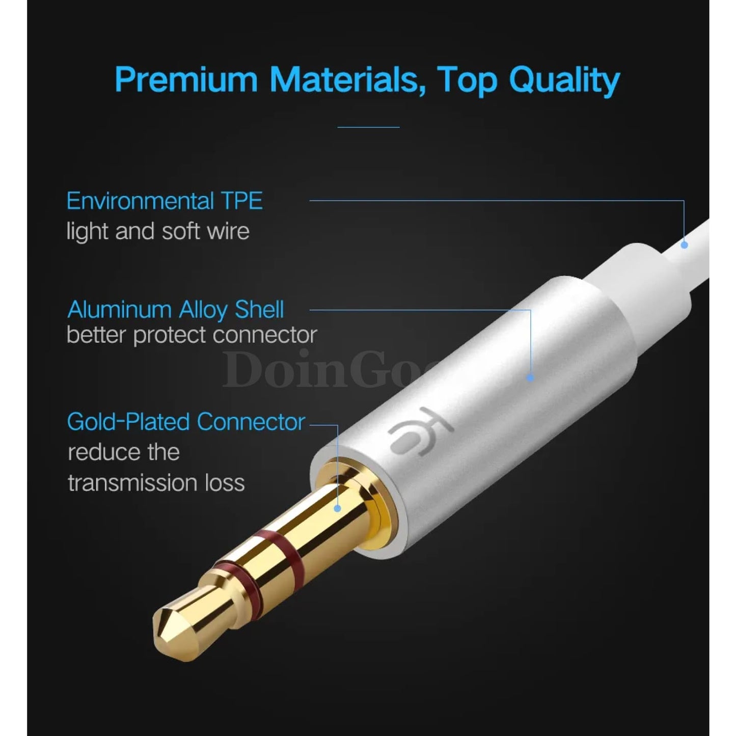 Ugreen Headphone And Mic Audio Splitter - 3.5Mm Female To Dual Male Y-Splitter Cable 301635