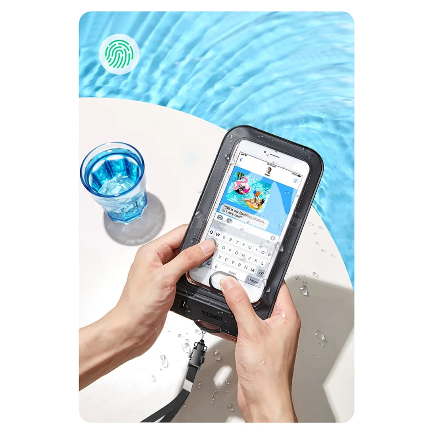 Ugreen Ipx8 Waterproof Phone Case Bag Protective Universal Swim Pouch 301635