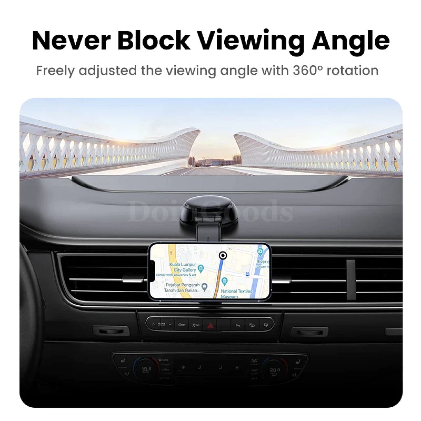 Ugreen Magnetic Wireless Car Charger Adsorbable Mount Iphone 15 Charging Holder 301635