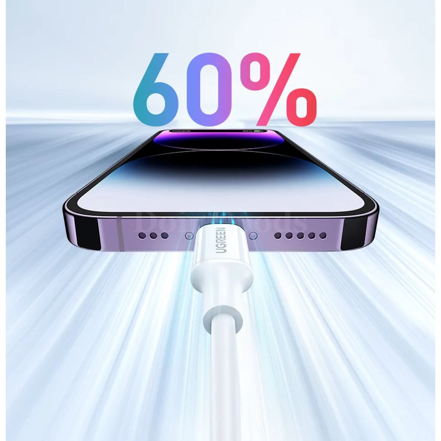Ugreen Mfi 20W Pd Usb-C To Lightning Cable Fast Charging For Iphone 14/13/12 301635