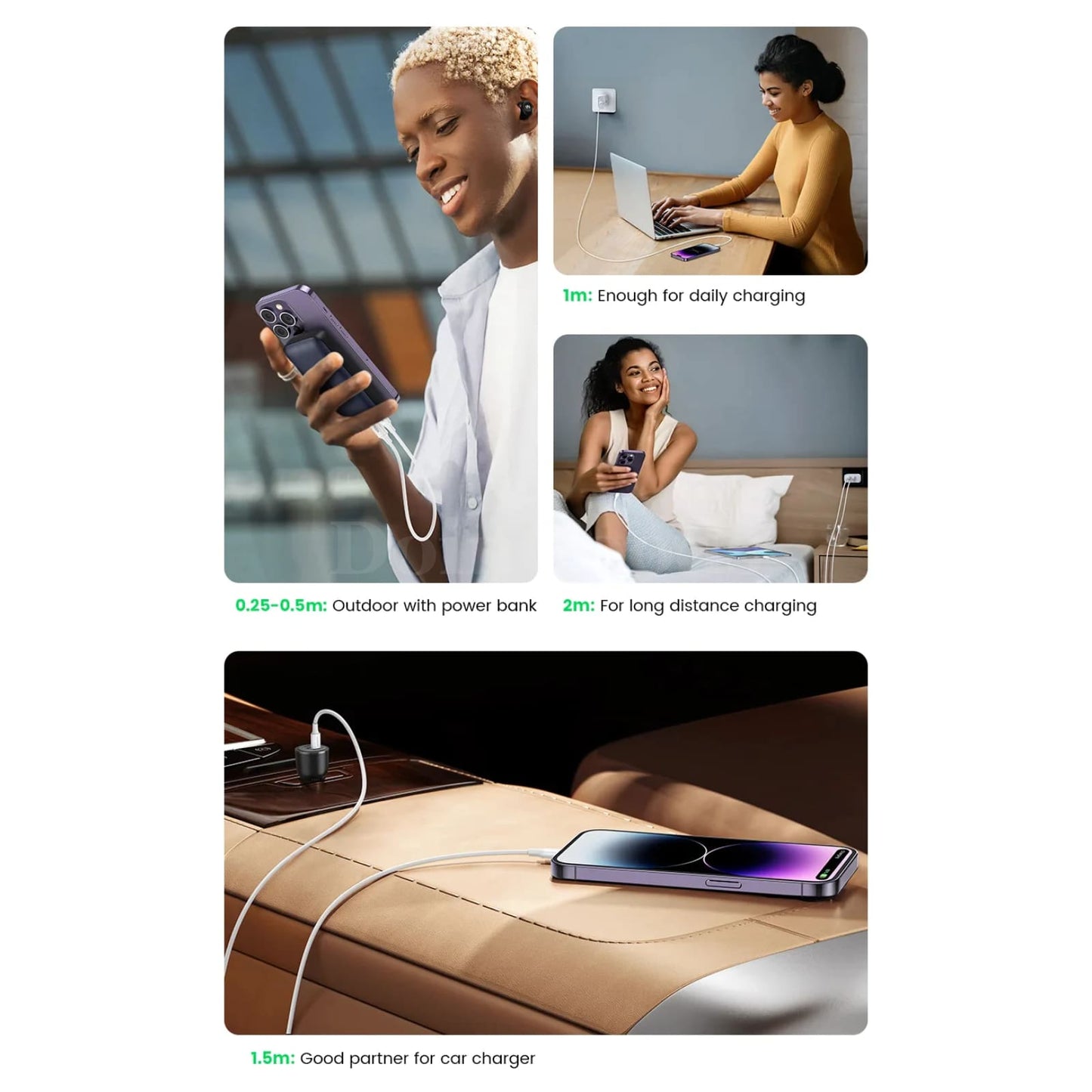 Ugreen Mfi 20W Pd Usb-C To Lightning Cable Fast Charging For Iphone 14/13/12 301635