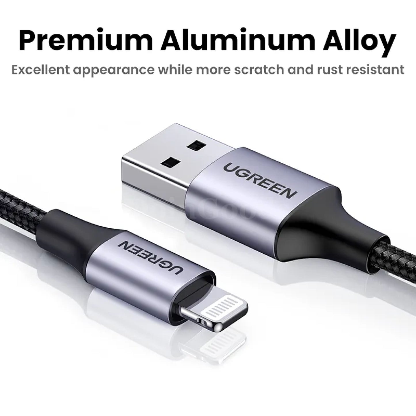Ugreen Mfi Certified Usb Cable Fast Charging Lightning 2.4A For Iphone Pro Max 301635