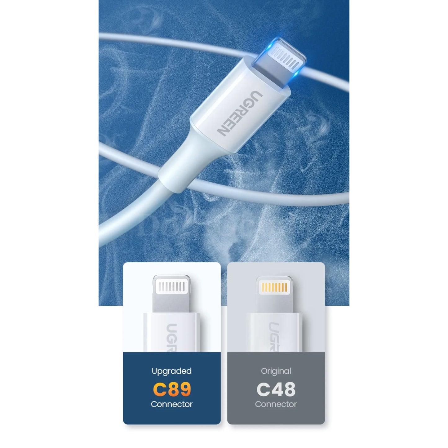 Ugreen Mfi Certified Usb Lightning Cable 2.4A Fast Charging Iphone Pro Max Ipad 301635