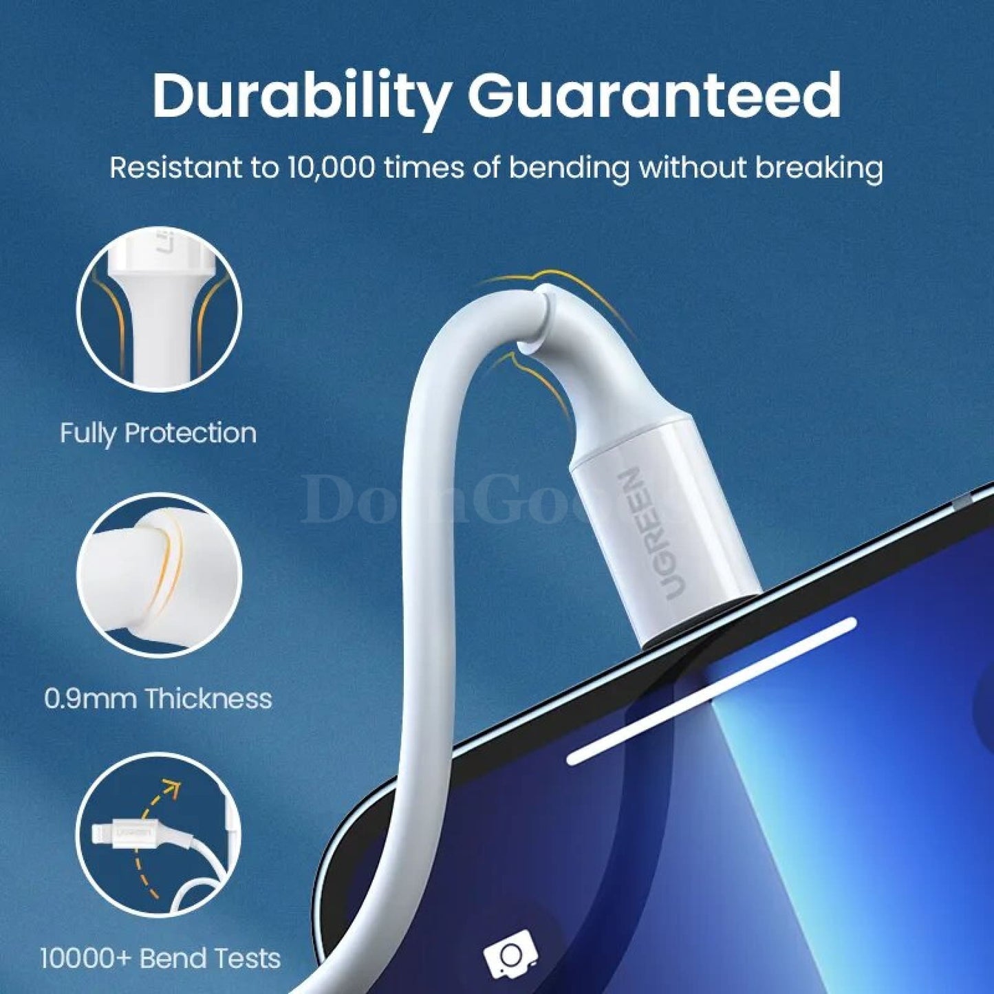 Ugreen Mfi Certified Usb Lightning Cable 2.4A Fast Charging Iphone Pro Max Ipad 301635