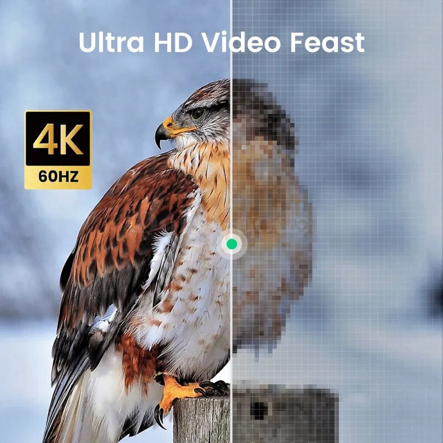 Ugreen Micro Hdmi-Compatible Cable - 4K/60Hz 3D Effect Male To For Gopro Sony Projector 301635