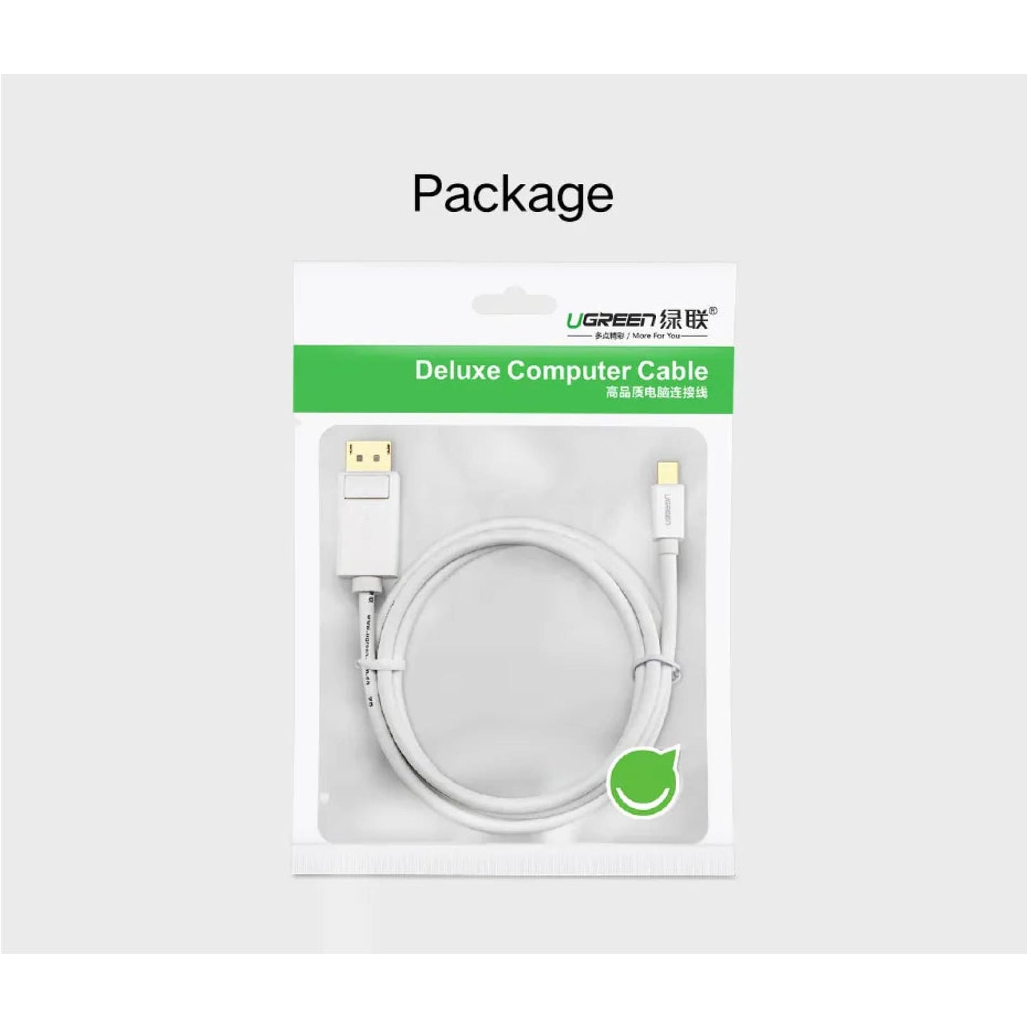 Ugreen Mini Displayport To 1.2 Cable Adapter For Macbook Pro Air Projector 301635