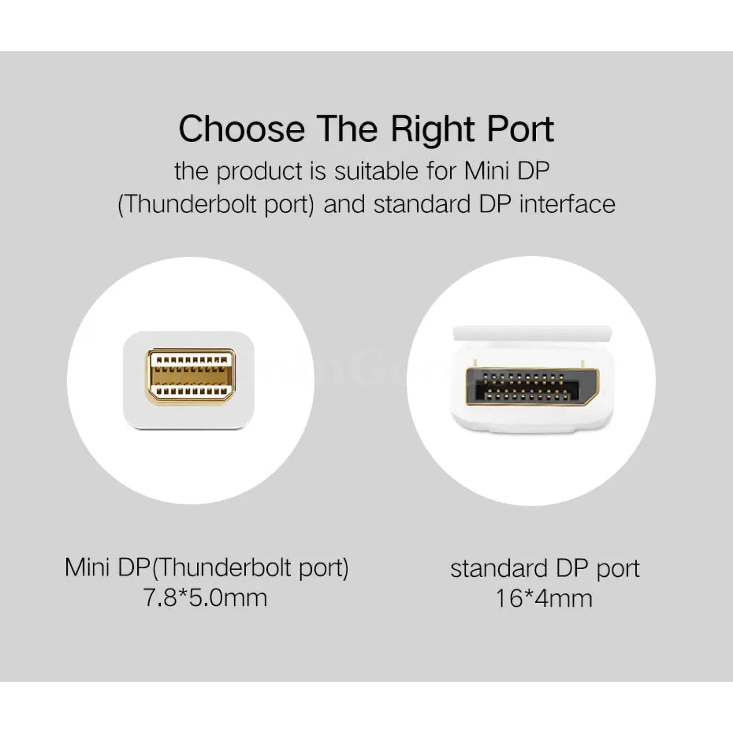 Ugreen Mini Displayport To 1.2 Cable Adapter For Macbook Pro Air Projector 301635