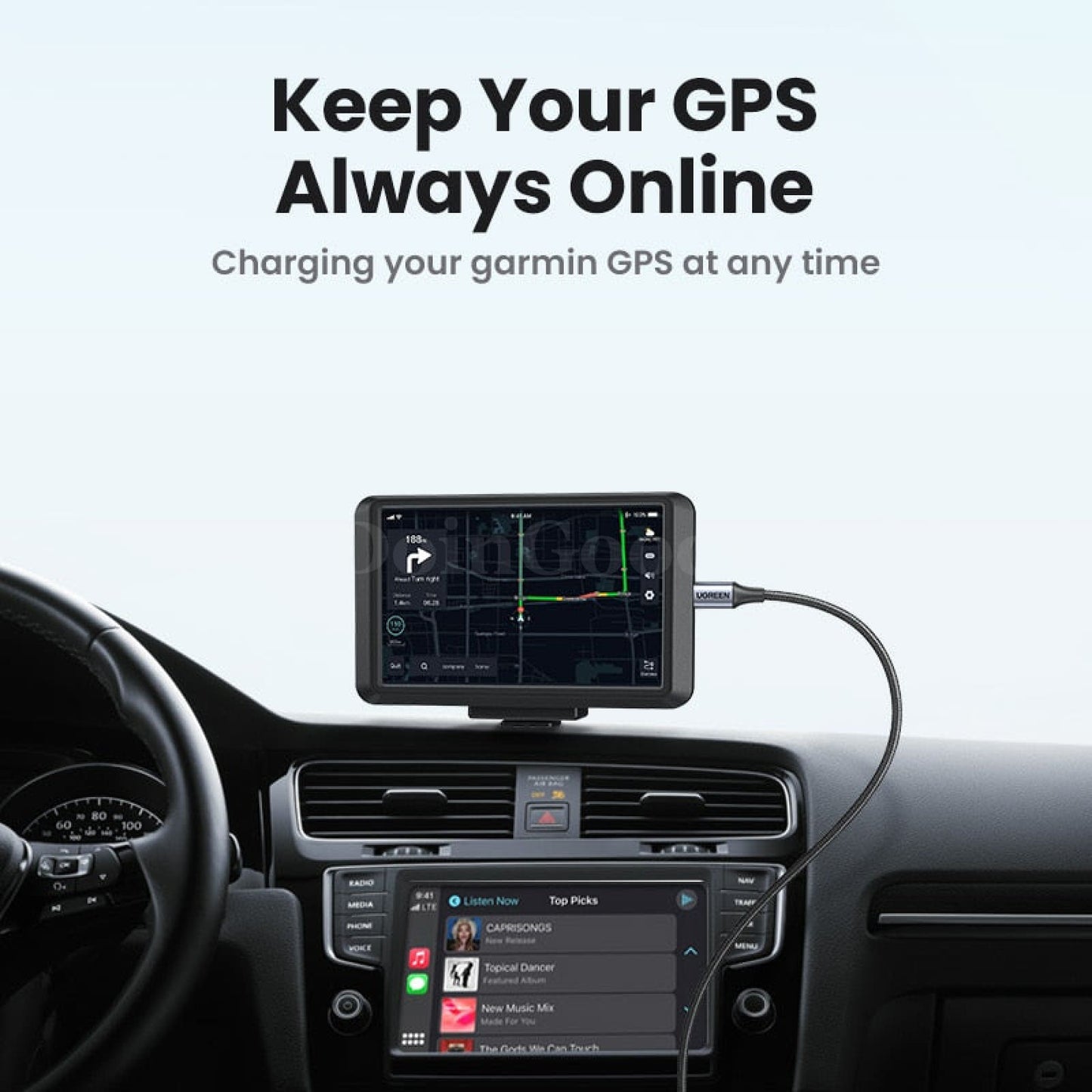 Ugreen Mini Usb Cable - Fast Data Charger For Mp3 Mp4 Player Car Dvr Gps 301635