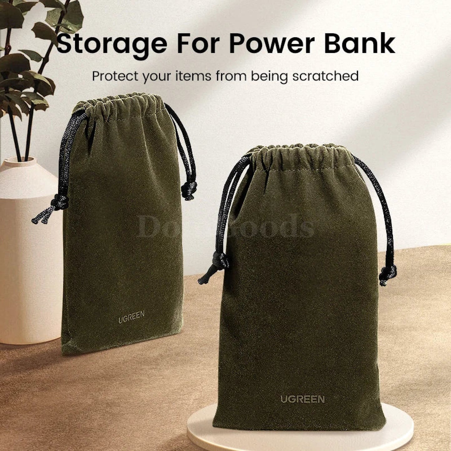 Ugreen Power Bank Case Phone Pouch Waterproof Storage Bag Iphone Samsung Xiaomi 301635