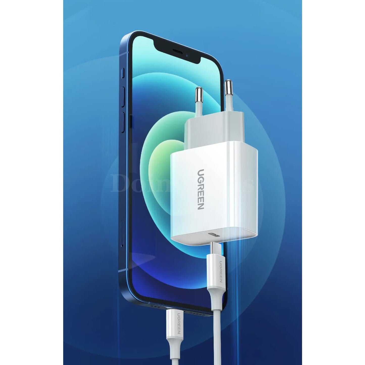 Ugreen Quick Charge 4.0 Usb-C 20W Fast Pd Charger For Iphone 15/14/13/12 Xiaomi 301635