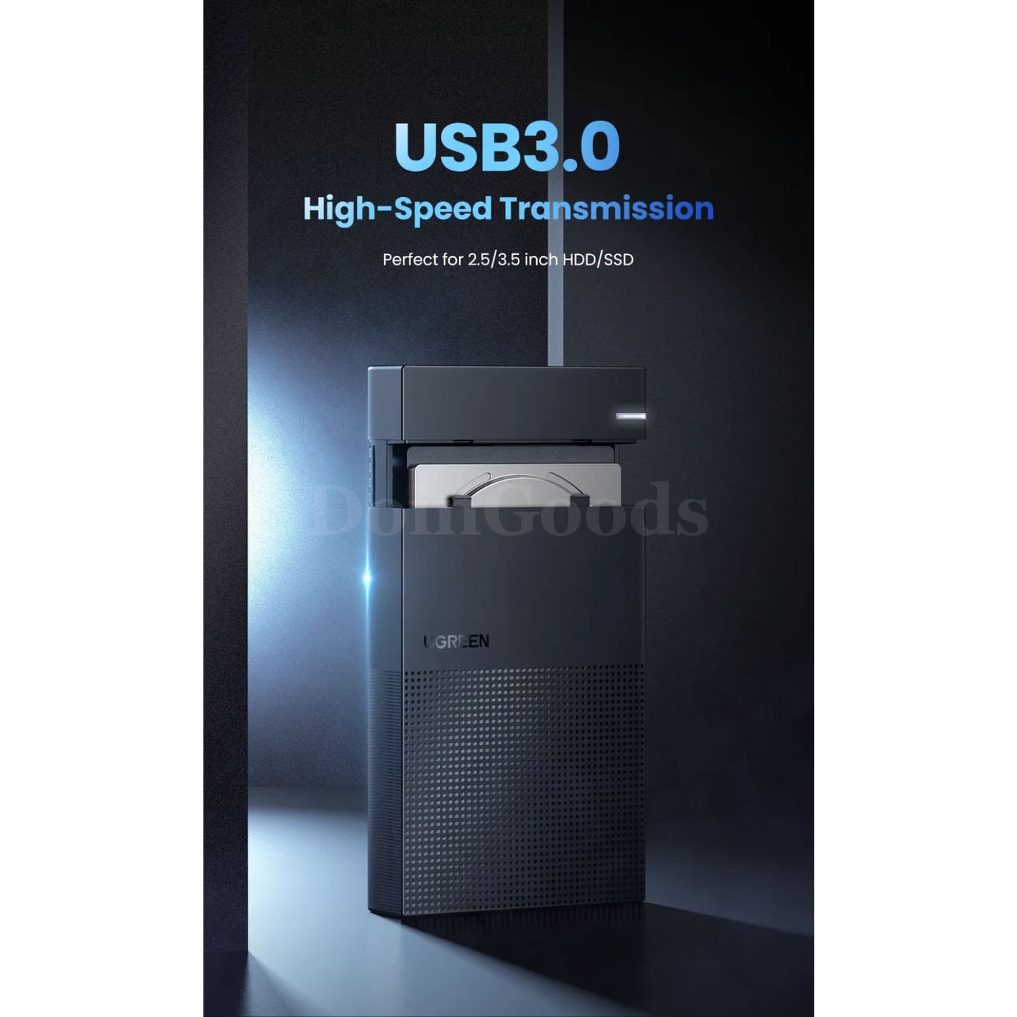 Ugreen Sata Usb 3.0 Hdd Case External Hard Drive Enclosure 3.5 2.5 Ssd Disk 301635