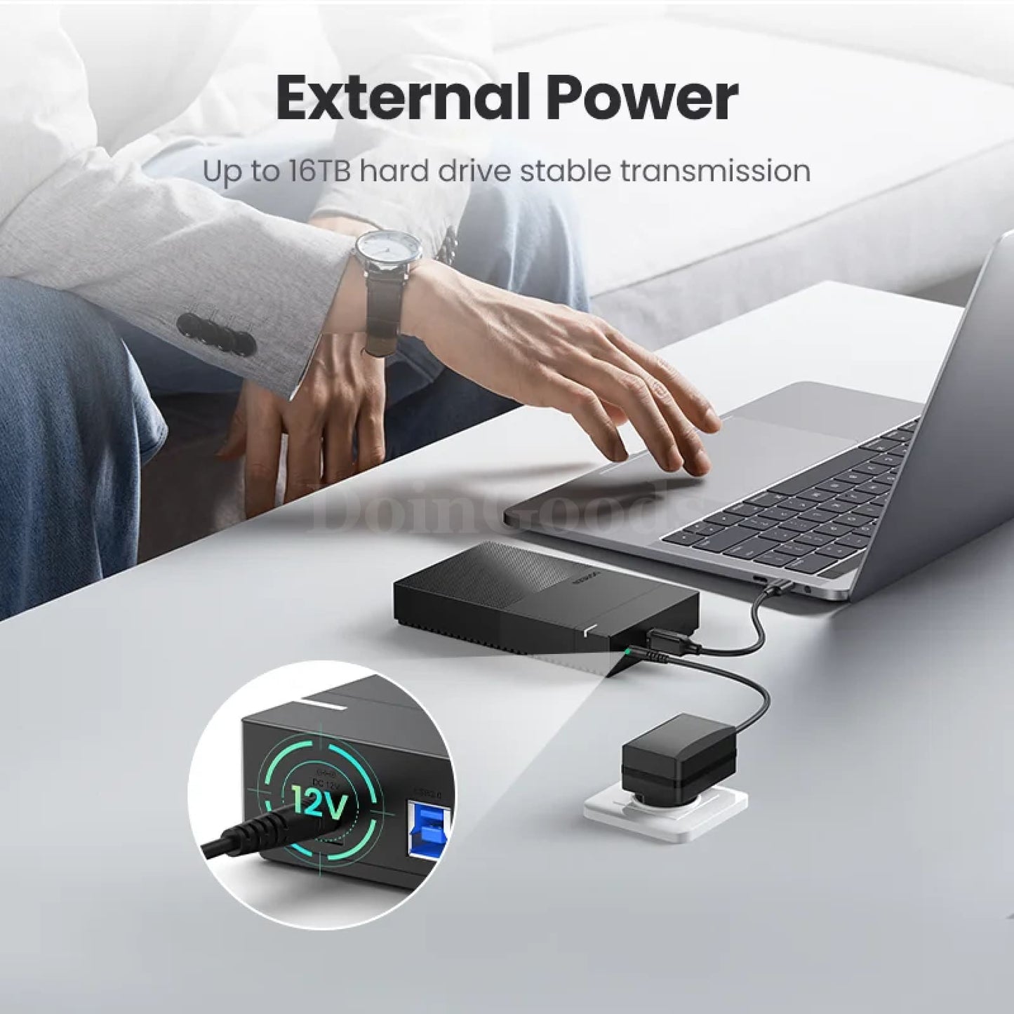 Ugreen Sata Usb 3.0 Hdd Case External Hard Drive Enclosure 3.5 2.5 Ssd Disk 301635