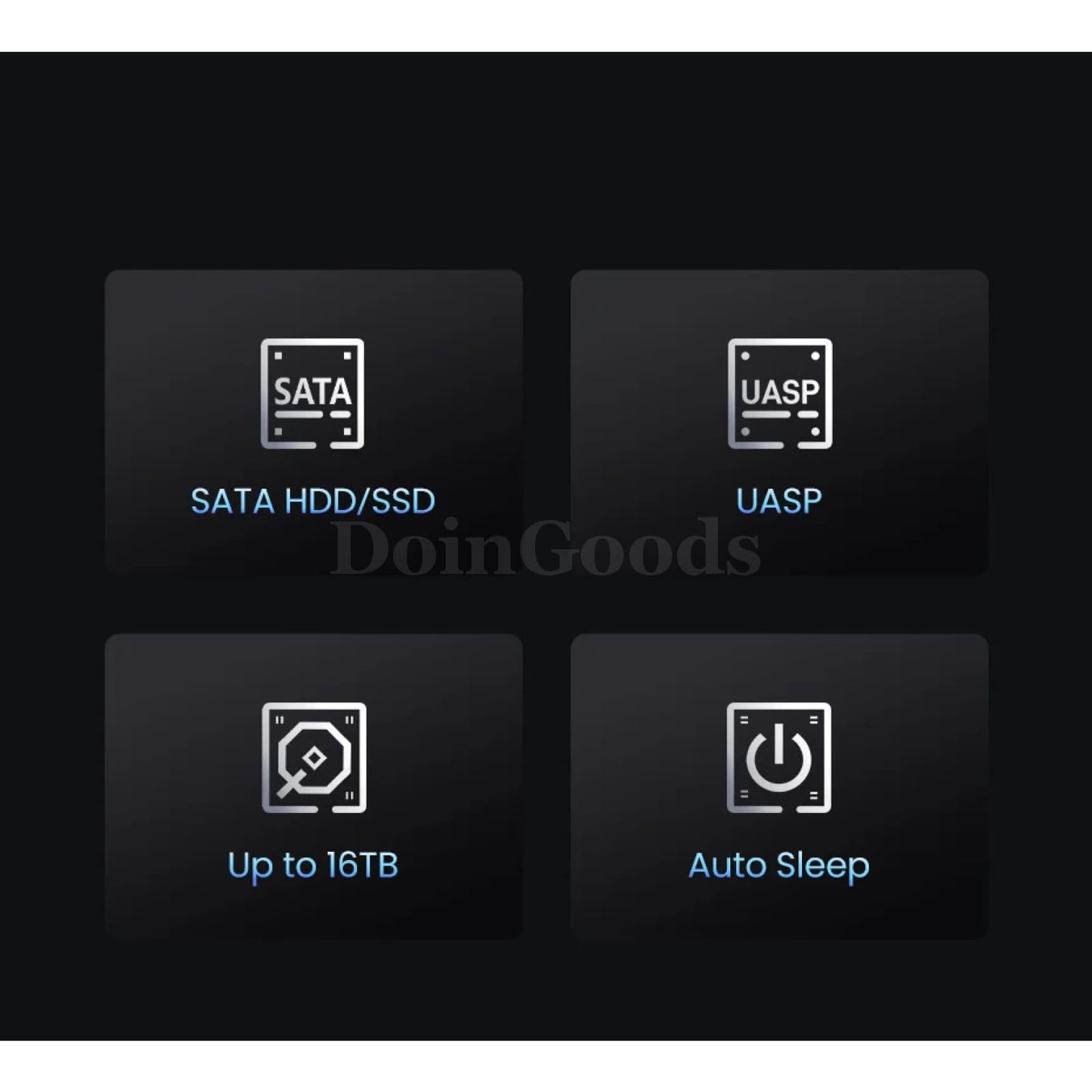 Ugreen Sata Usb 3.0 Hdd Case External Hard Drive Enclosure 3.5 2.5 Ssd Disk 301635