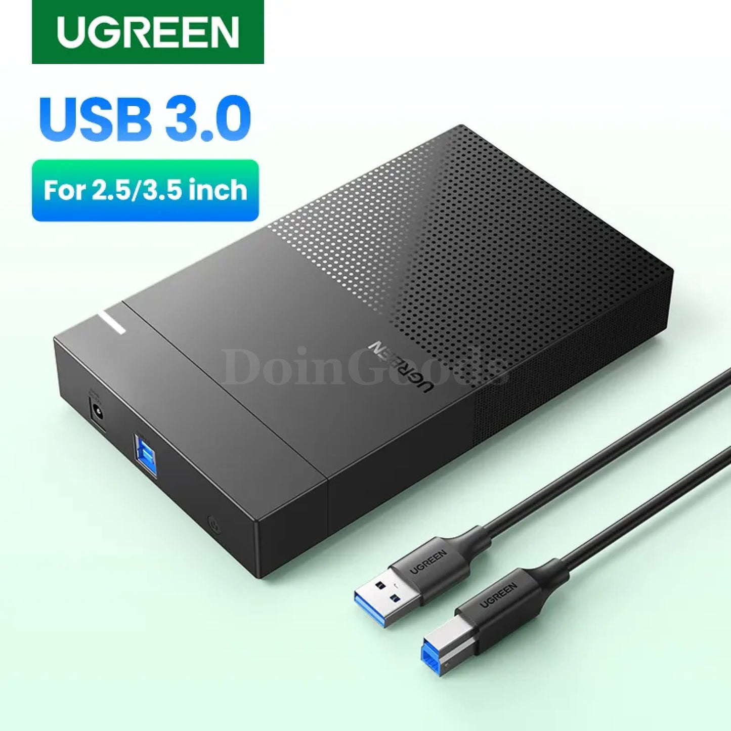 Ugreen Sata Usb 3.0 Hdd Case External Hard Drive Enclosure 3.5 2.5 Ssd Disk 301635