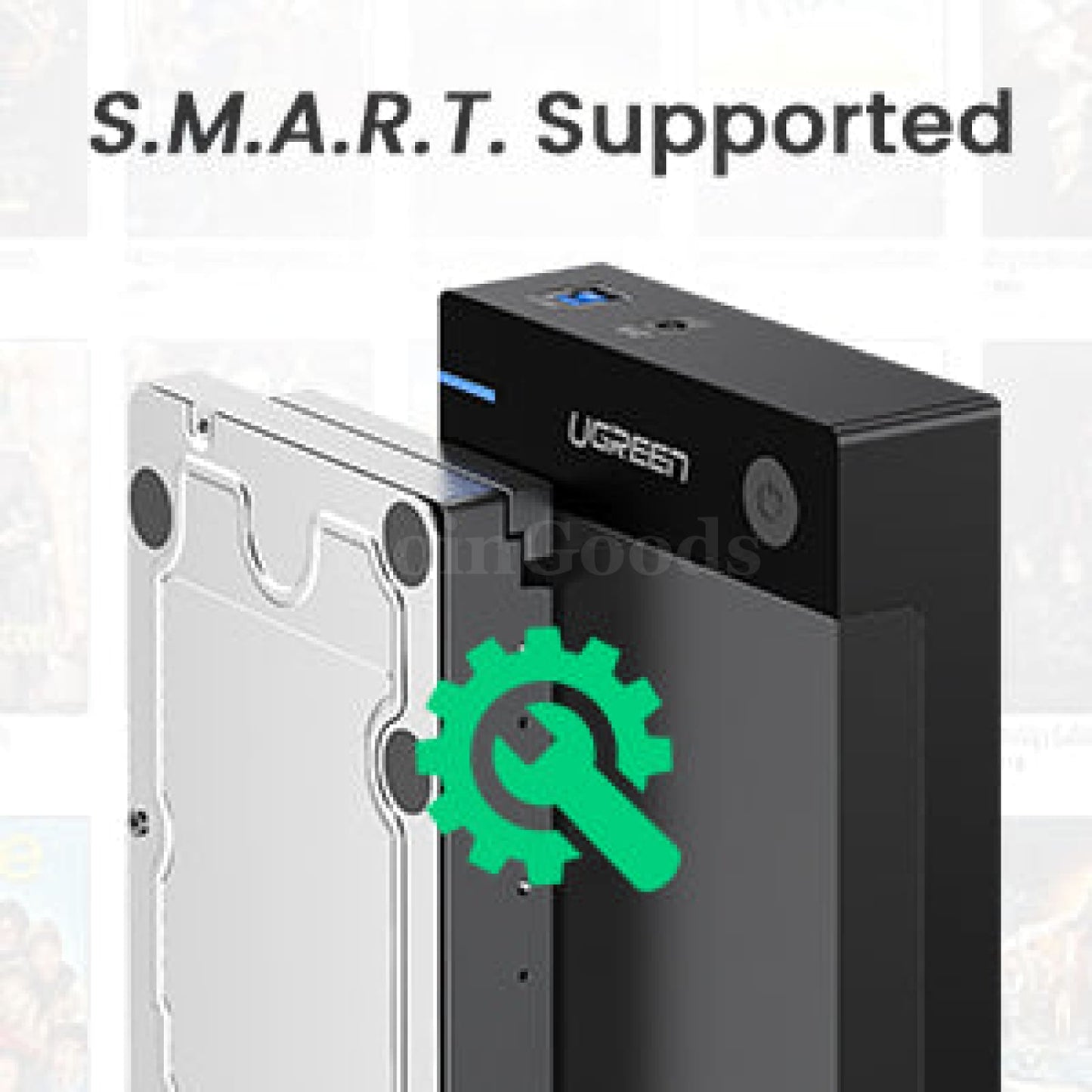 Ugreen Sata Usb 3.0 Hdd Case External Hard Drive Enclosure 3.5 2.5 Ssd Disk 301635