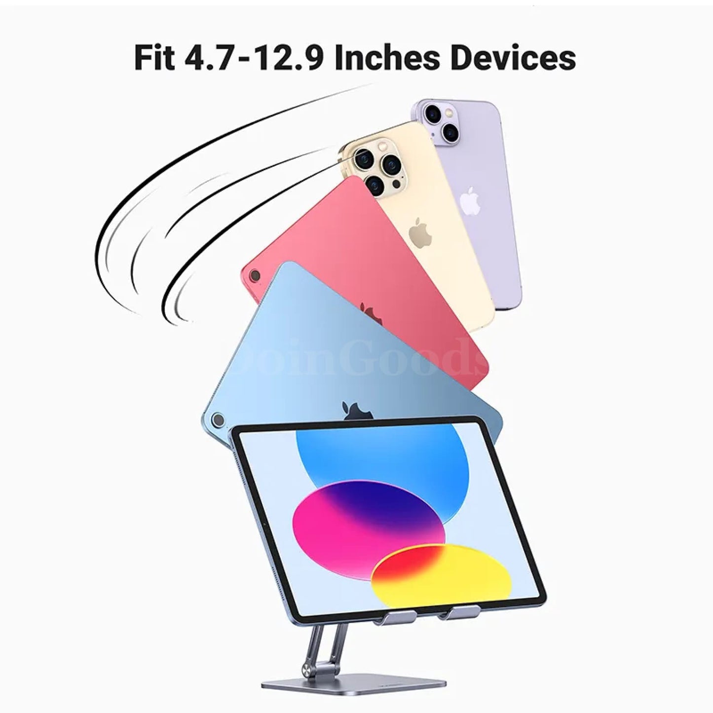 Ugreen Tablet Phone Stand Aluminum For Ipad Pro Iphone Adjustable Laptop Holder 301635