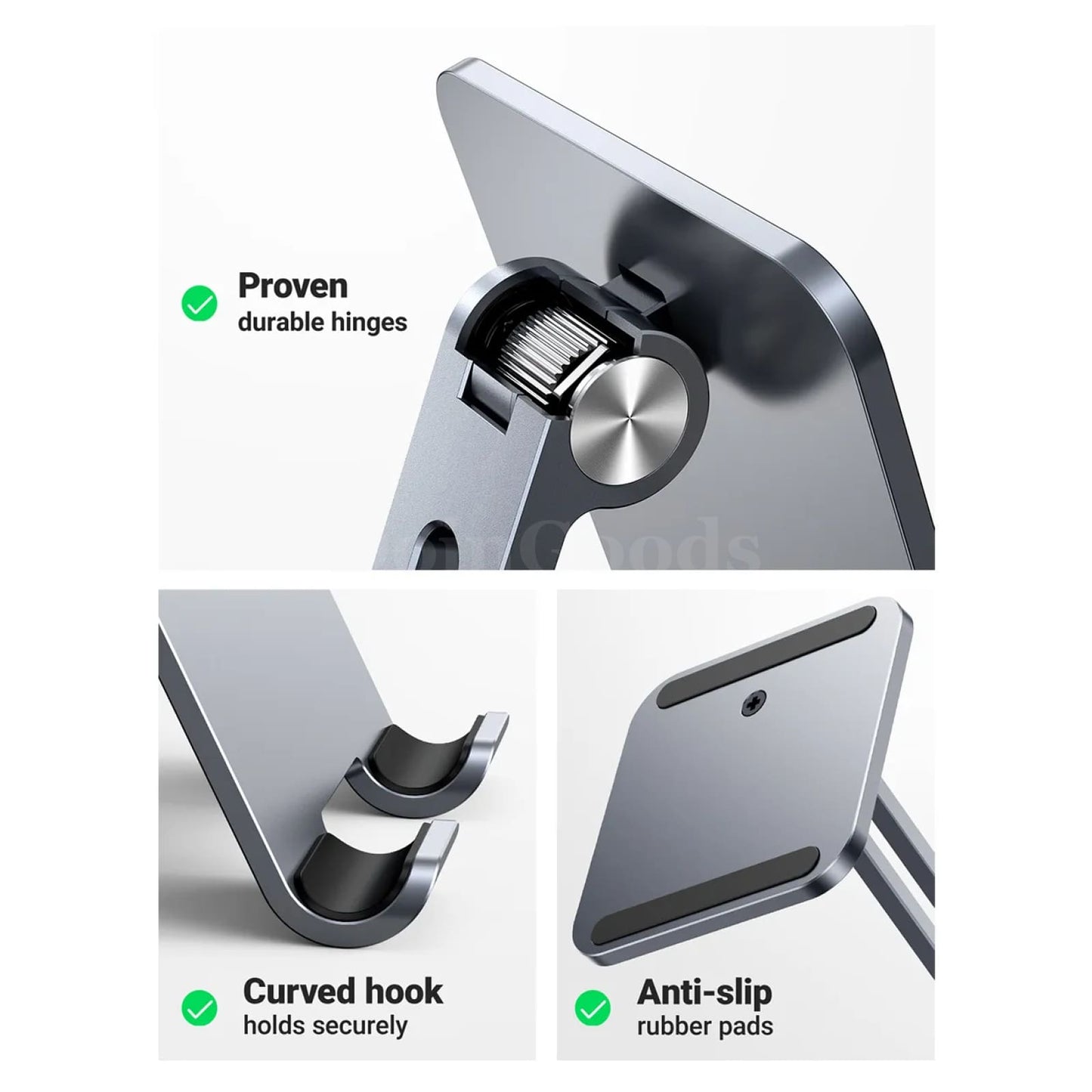 Ugreen Tablet Phone Stand Aluminum For Ipad Pro Iphone Xiaomi Adjustable Laptop 301635