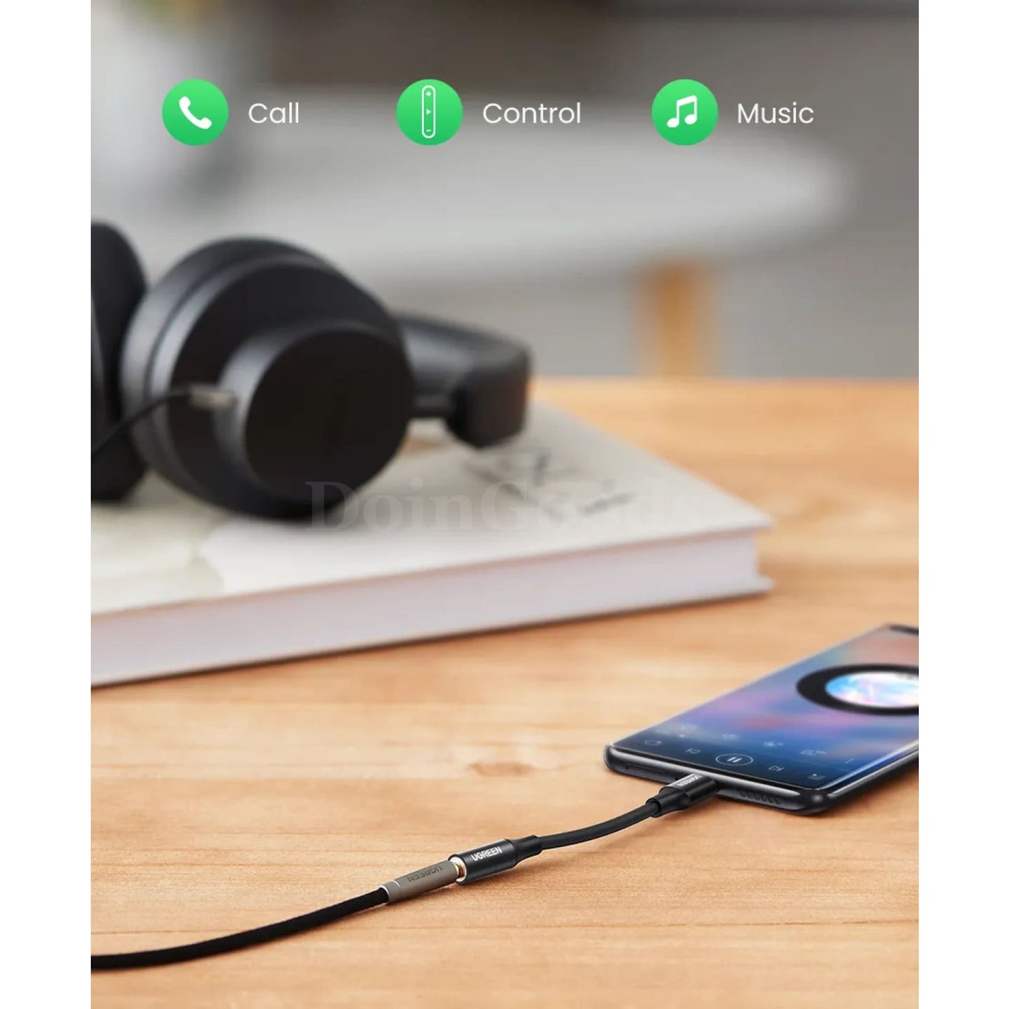 Ugreen Type C To 3.5Mm Headphone Jack 3.5 Aux Cable Audio Adapter Huawei Xiaomi 301635