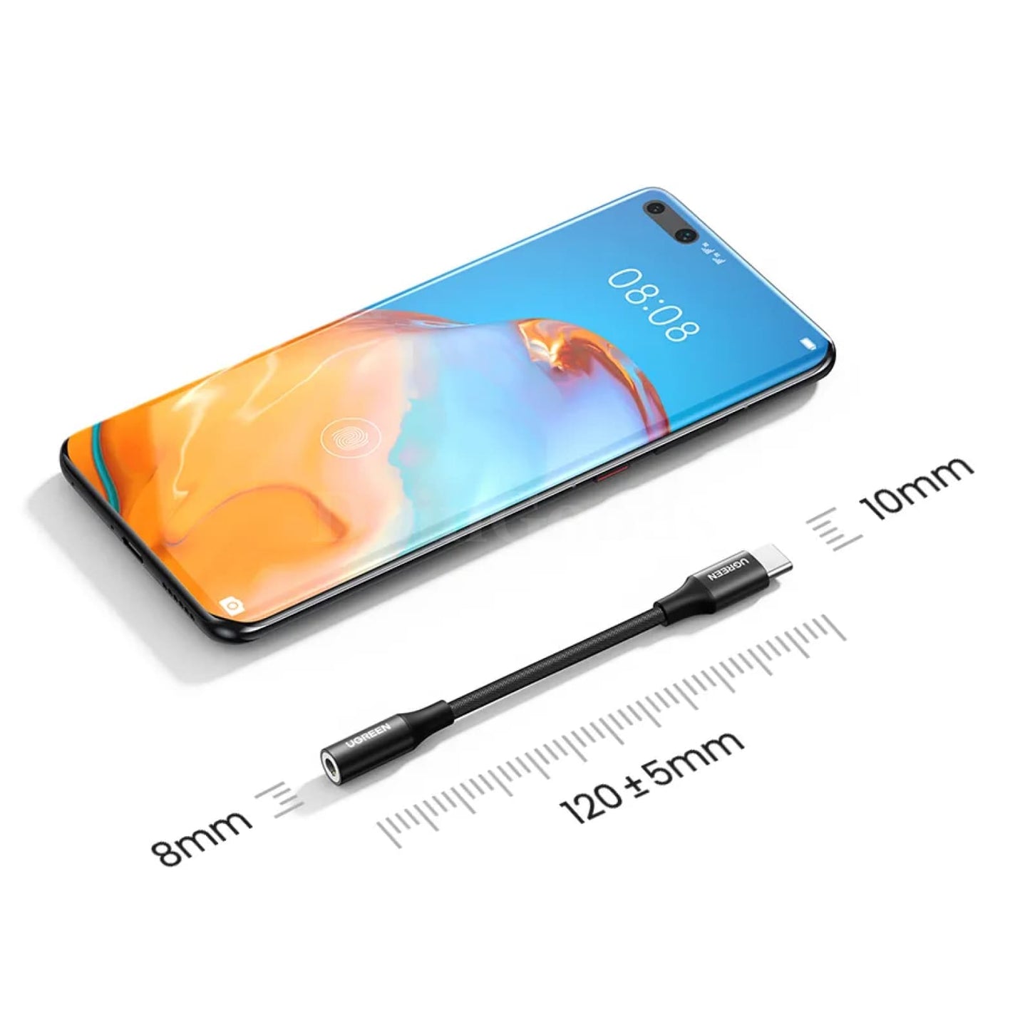 Ugreen Type C To 3.5Mm Headphone Jack 3.5 Aux Cable Audio Adapter Huawei Xiaomi 301635