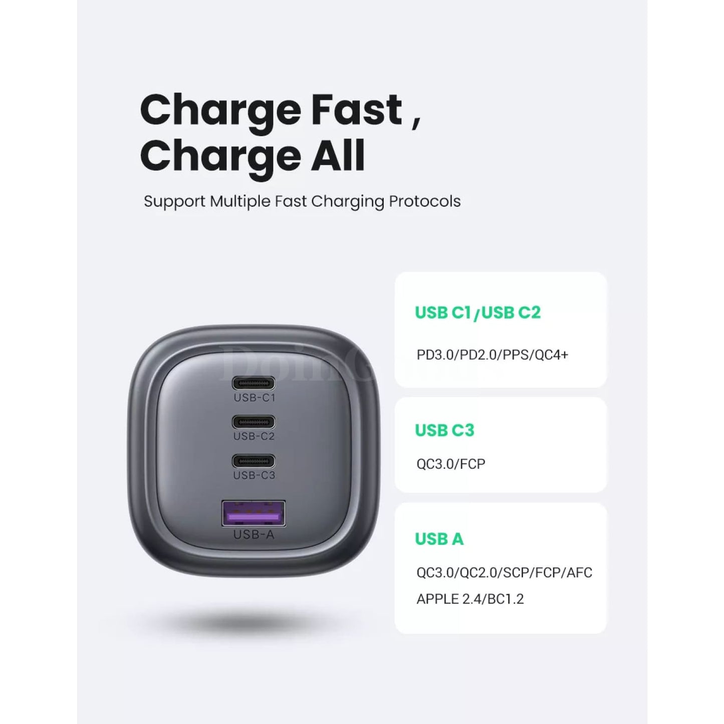 Ugreen Uk Plug Gan 100W/65W Fast Charger For Macbook Iphone 14 Xiaomi 301635