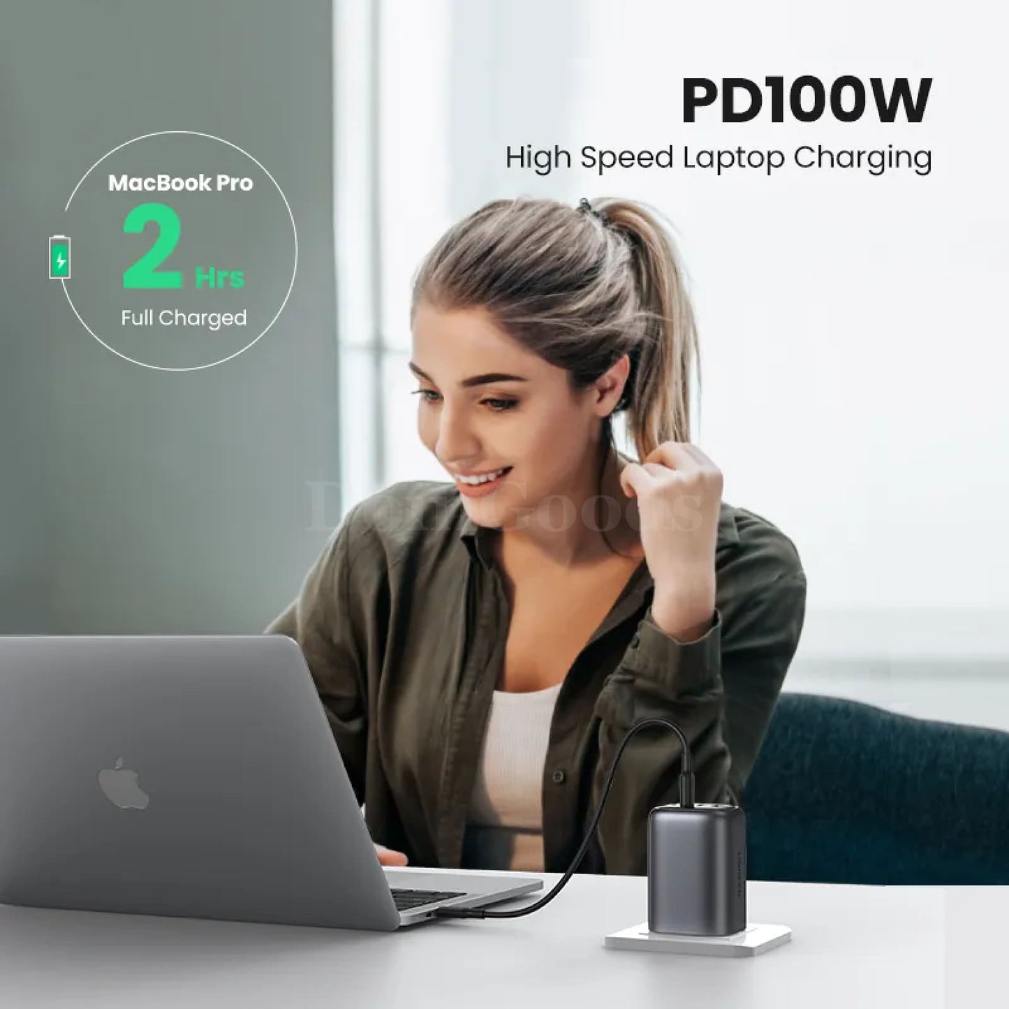 Ugreen Uk Plug Gan 100W/65W Fast Charger For Macbook Iphone 14 Xiaomi 301635