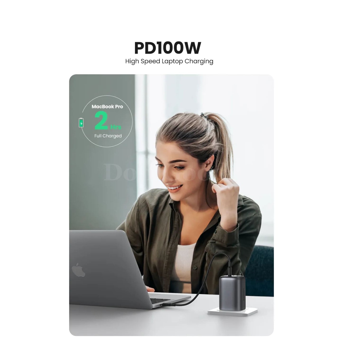 Ugreen Uk Plug Gan 100W/65W Fast Charger For Macbook Iphone 14 Xiaomi 301635