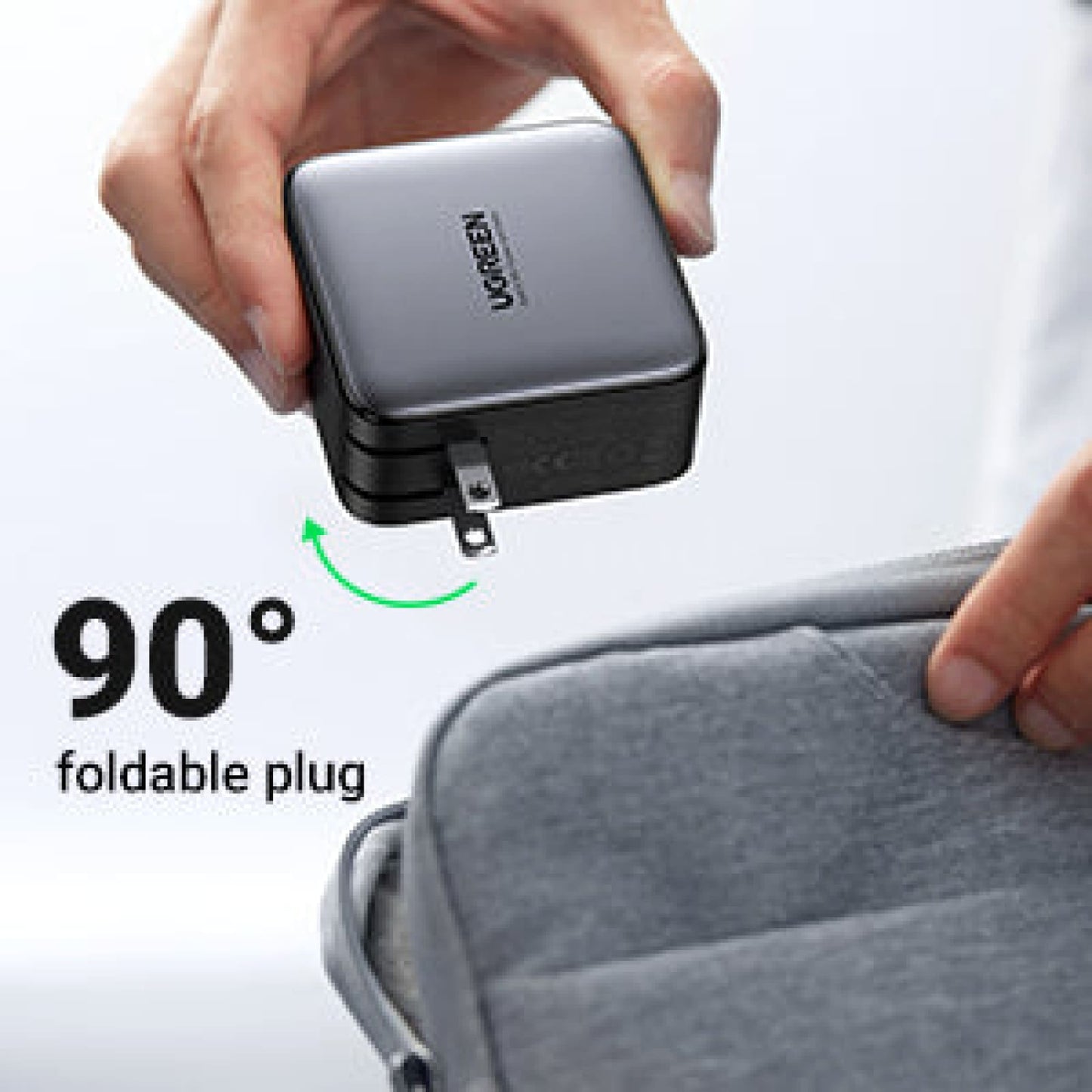 Ugreen Us Plug Gan Laptop Charger 100W/65W Fast Charging 301635